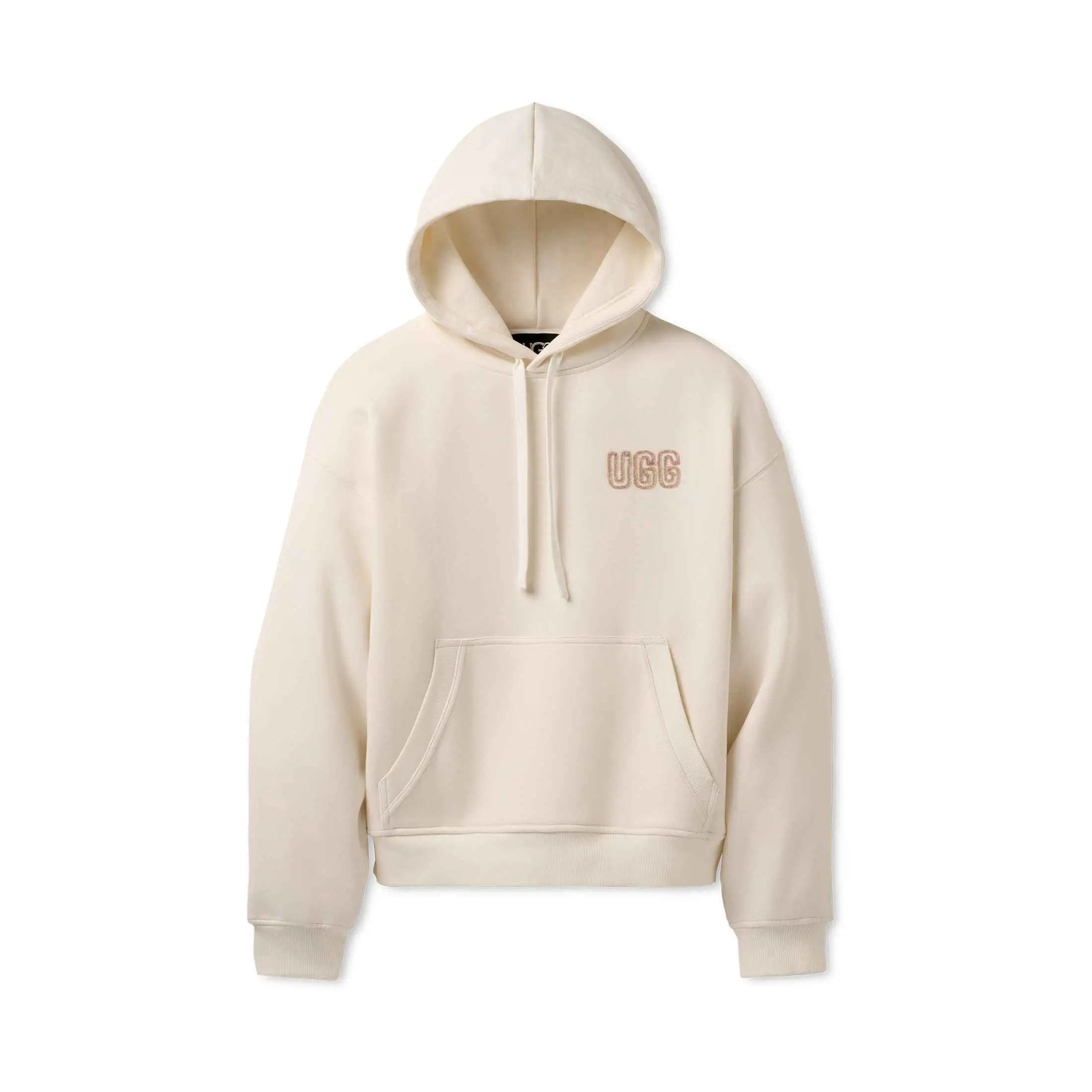 Women’s UGG Logo Hoodie – Oversized Fit, Cozy Cotton Blend  NIMBUS / XL  UGG