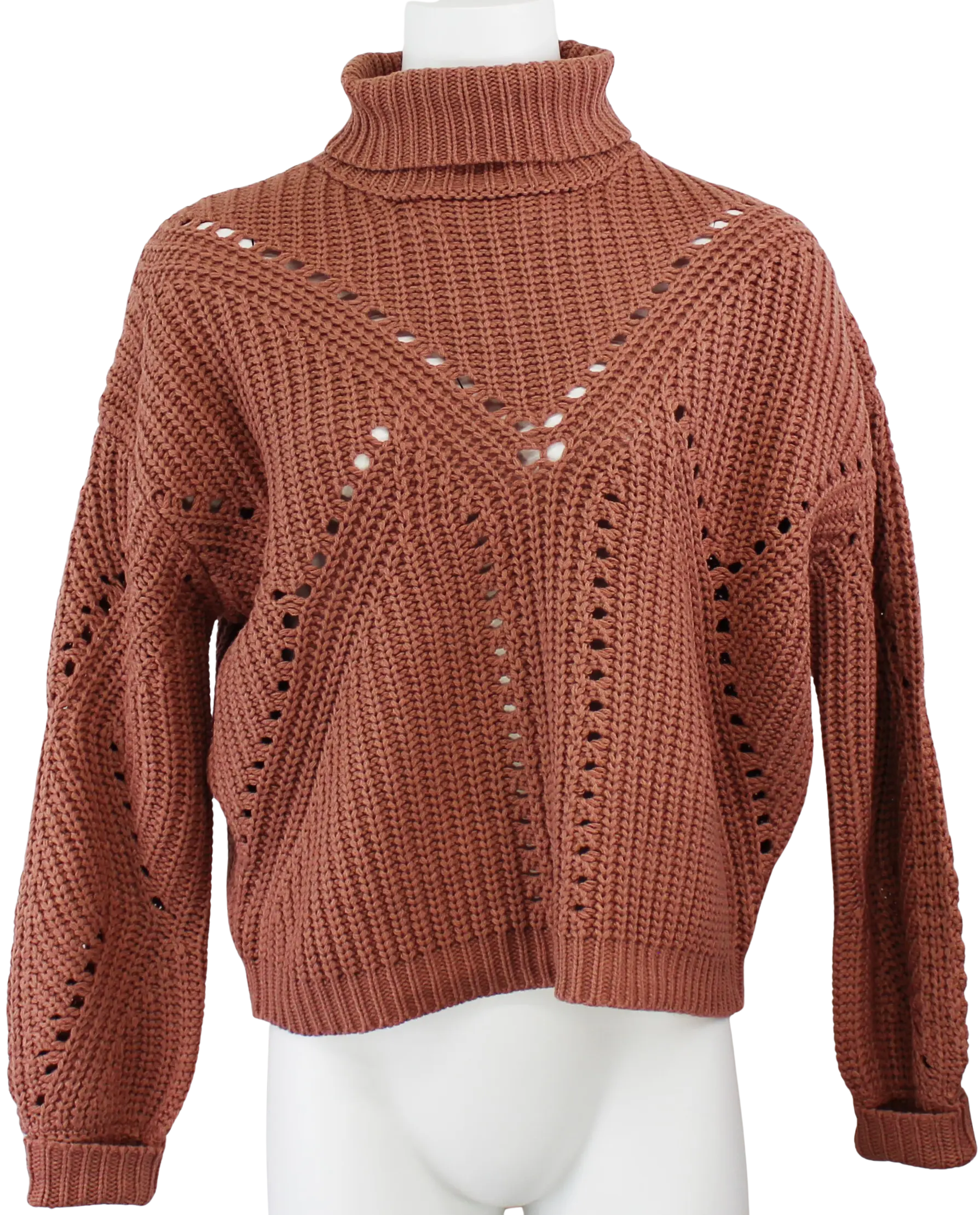 Keren Hart Cozy Knit Sweater – Your Cold-Weather Go-To  SAVANNAH-CLAY-XL  KEREN HART
