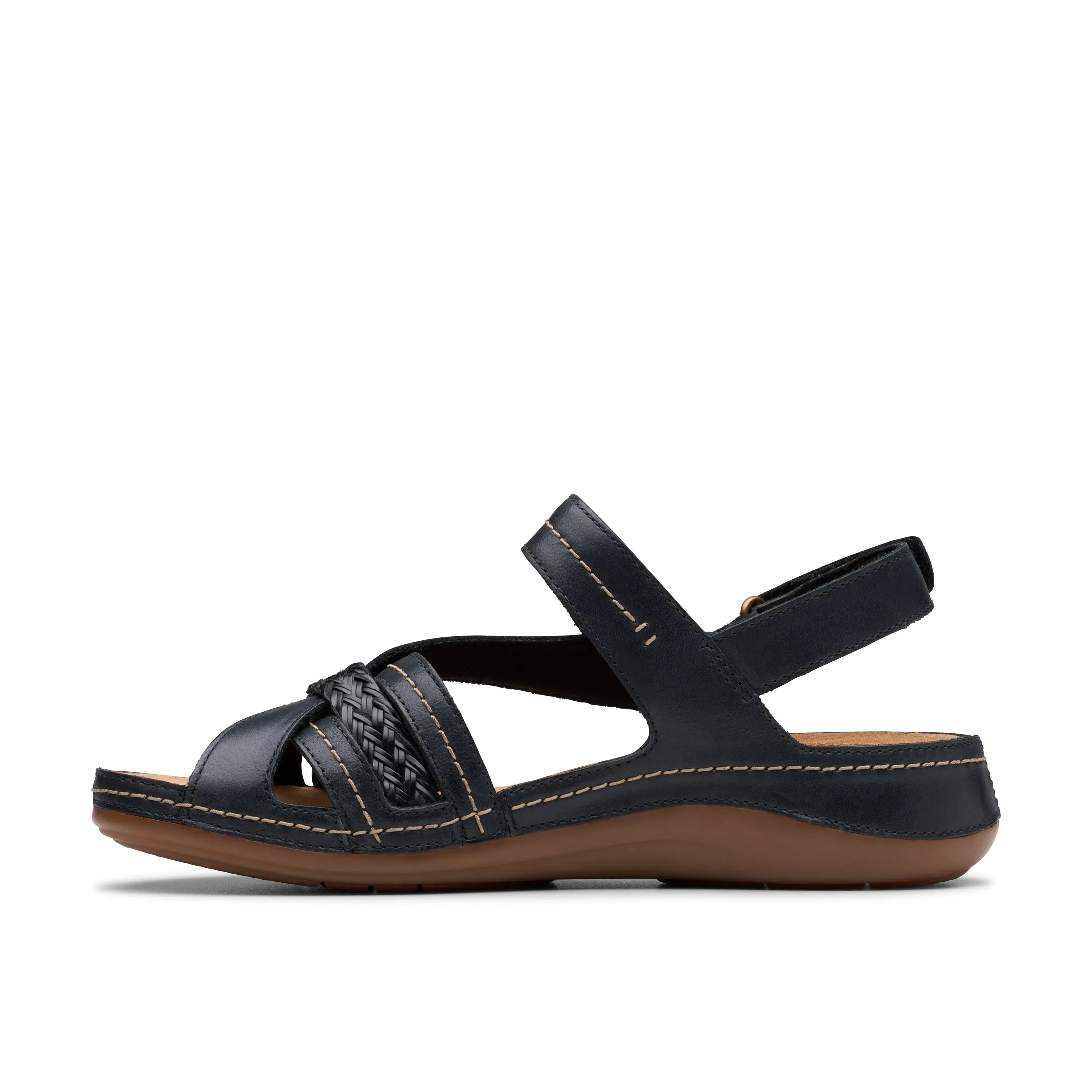 Clarks Cecily Strap – Leather Comfort Sandal with Cushion Footbed    CLARKS