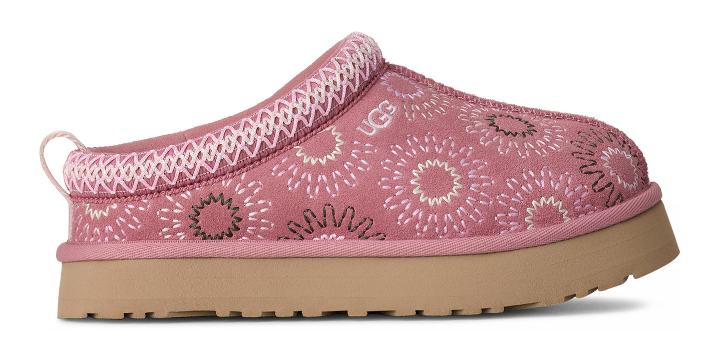 Kids’ UGG Tazz Sun Stitch – Cozy Embroidered Slip-On    UGG