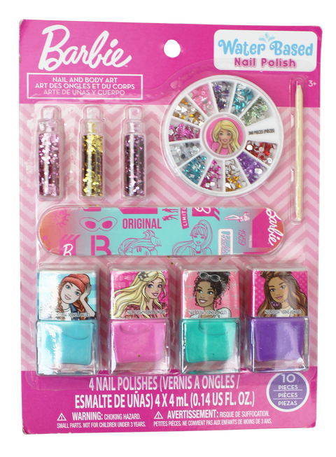 Joia Barbie Nail & Body Art Set – Glitter, Gems & Polish for Kids