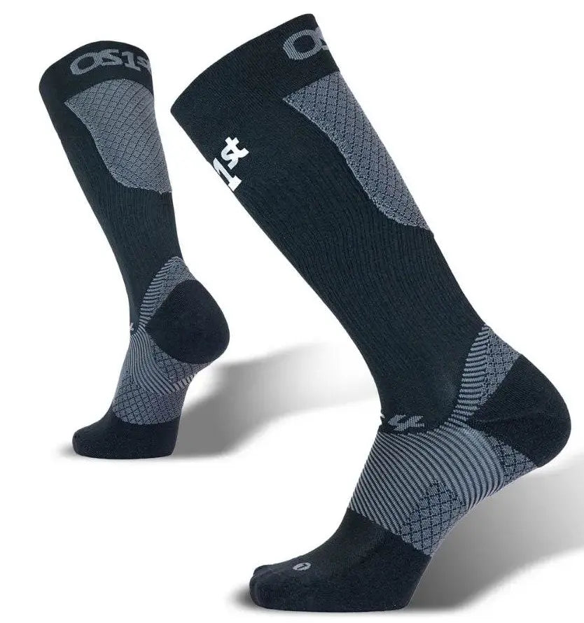OS1st Compression Bracing Socks – 20-33 mmHg Medical-Grade Support  BLACK / XL  OS1st