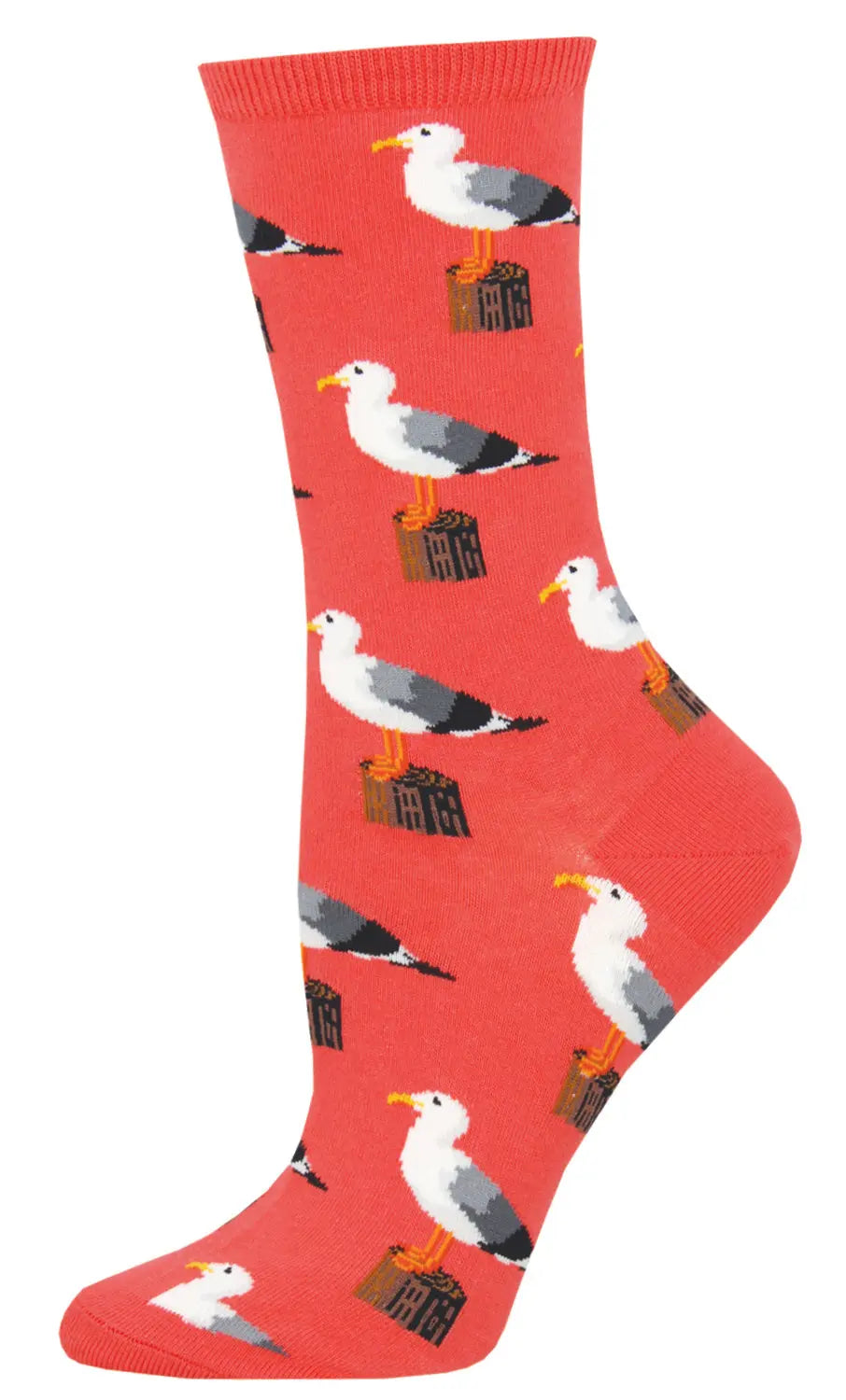 Women’s Socksmith Gull-Able Socks – Coastal Bird Design    SOCK SMITH