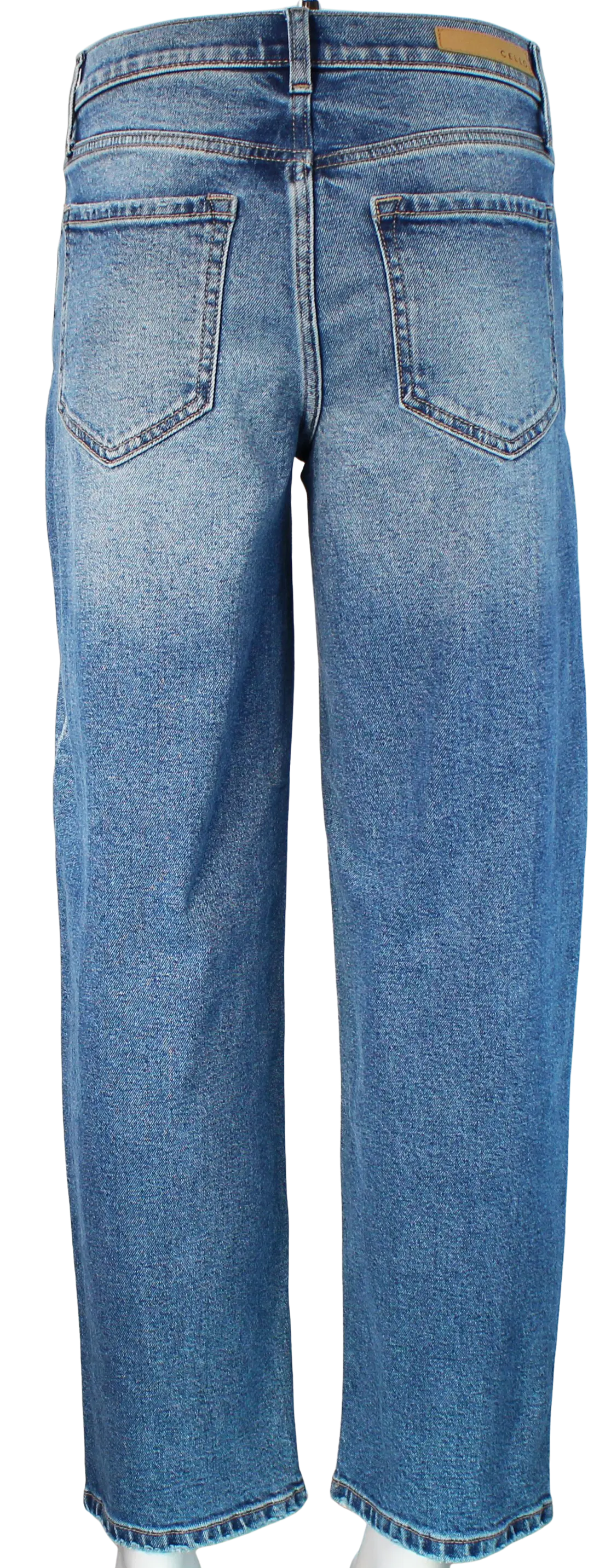 Cello Jean Marissa Mid Rise Baggy Dad Jean – Mid Rise & Cropped Leg    WAT? JEANS & CELLO JEANS