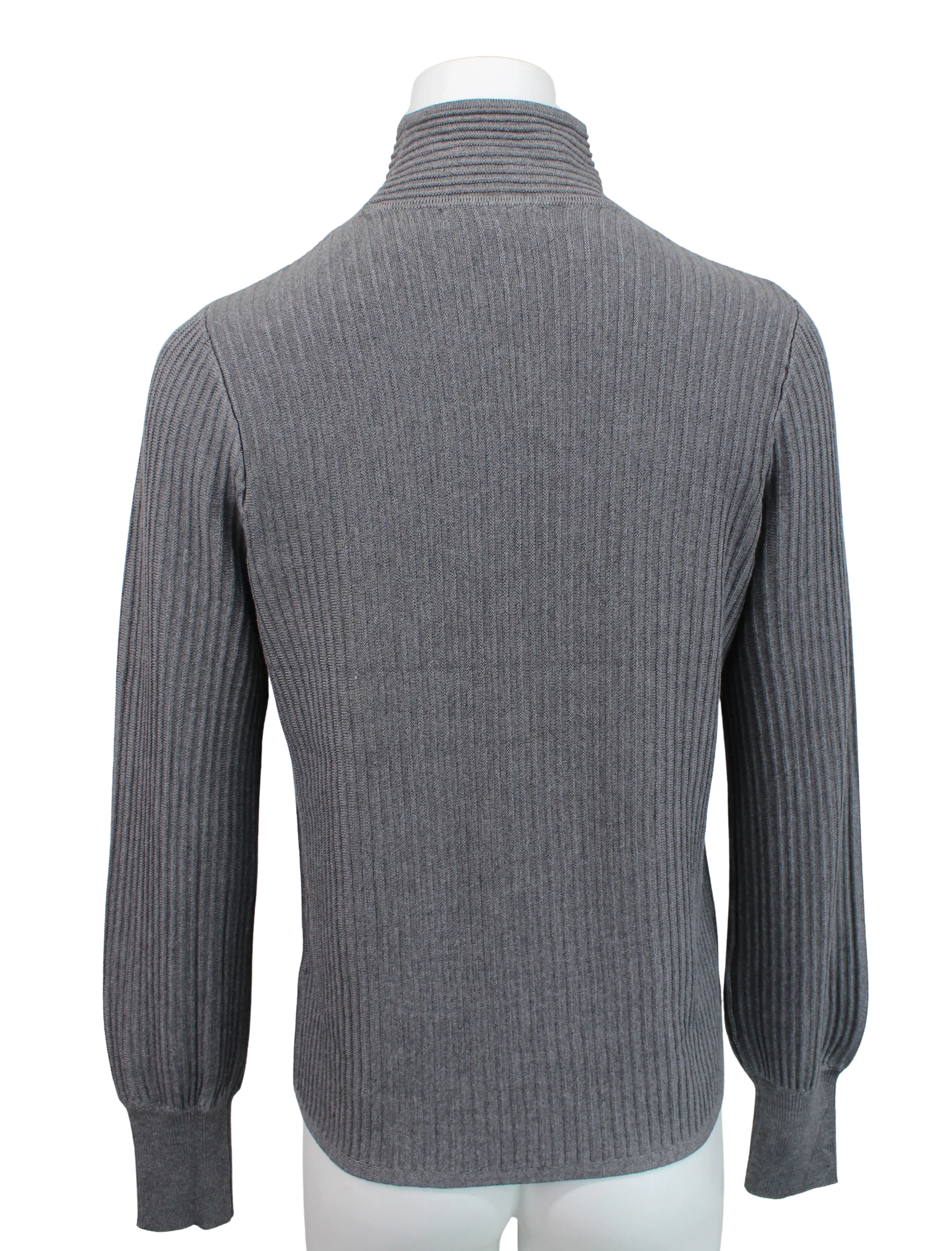 Keren Hart Emma Ribbed Mocneck – Sophisticated Knit Top    KEREN HART