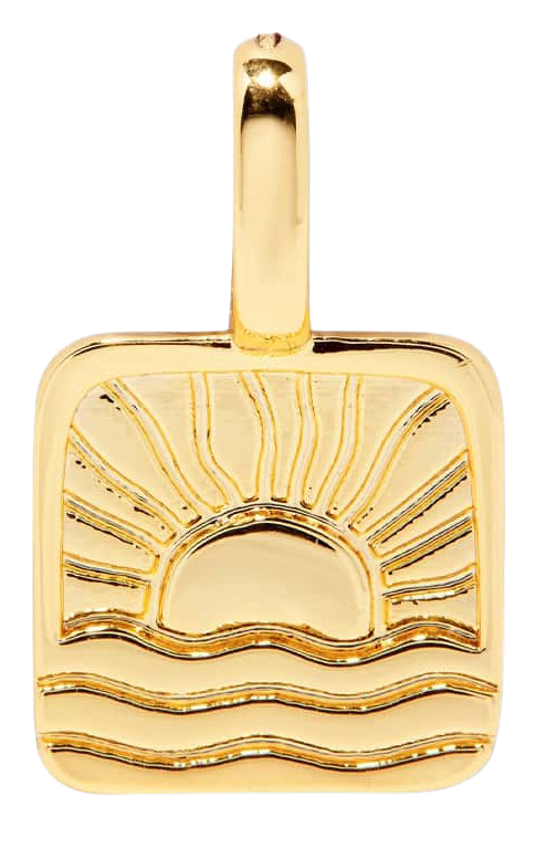 Pura Vida Harper Sun Charm – Engraved Summer Jewelry    PURA VIDA BRACELETS