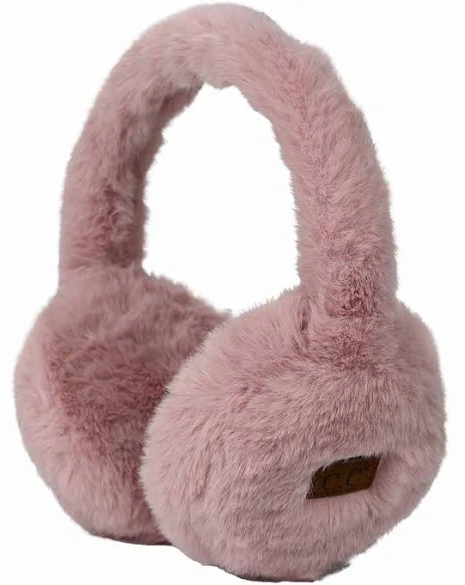 Women’s CC Faux Fur Earmuffs – Cozy & Stylish Winter Accessory