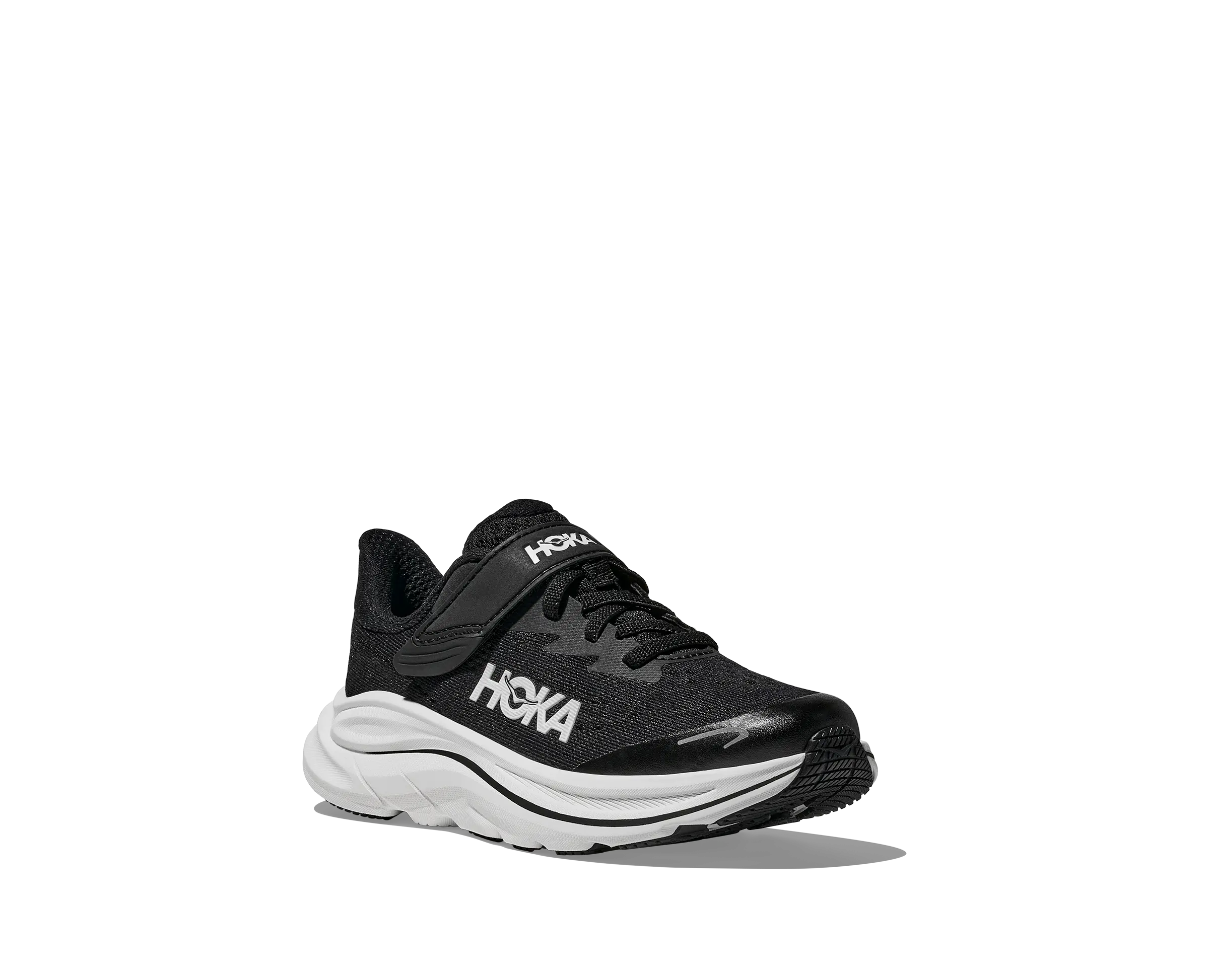 Hoka Toddler’s Clifton 10 – Big Comfort for Little Feet  BLACK/WHITE / MD / 3  HOKA