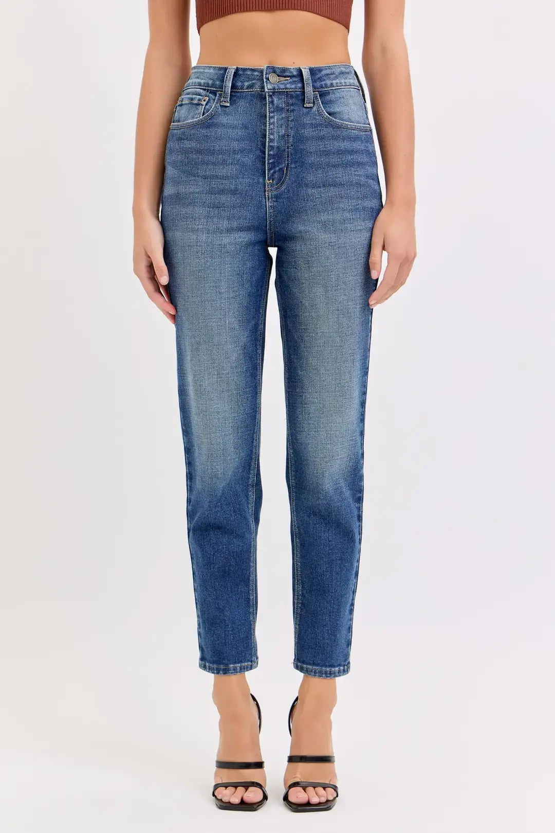 MARIBEL HIGH RISE MOM CROP JEANS  Product variant 