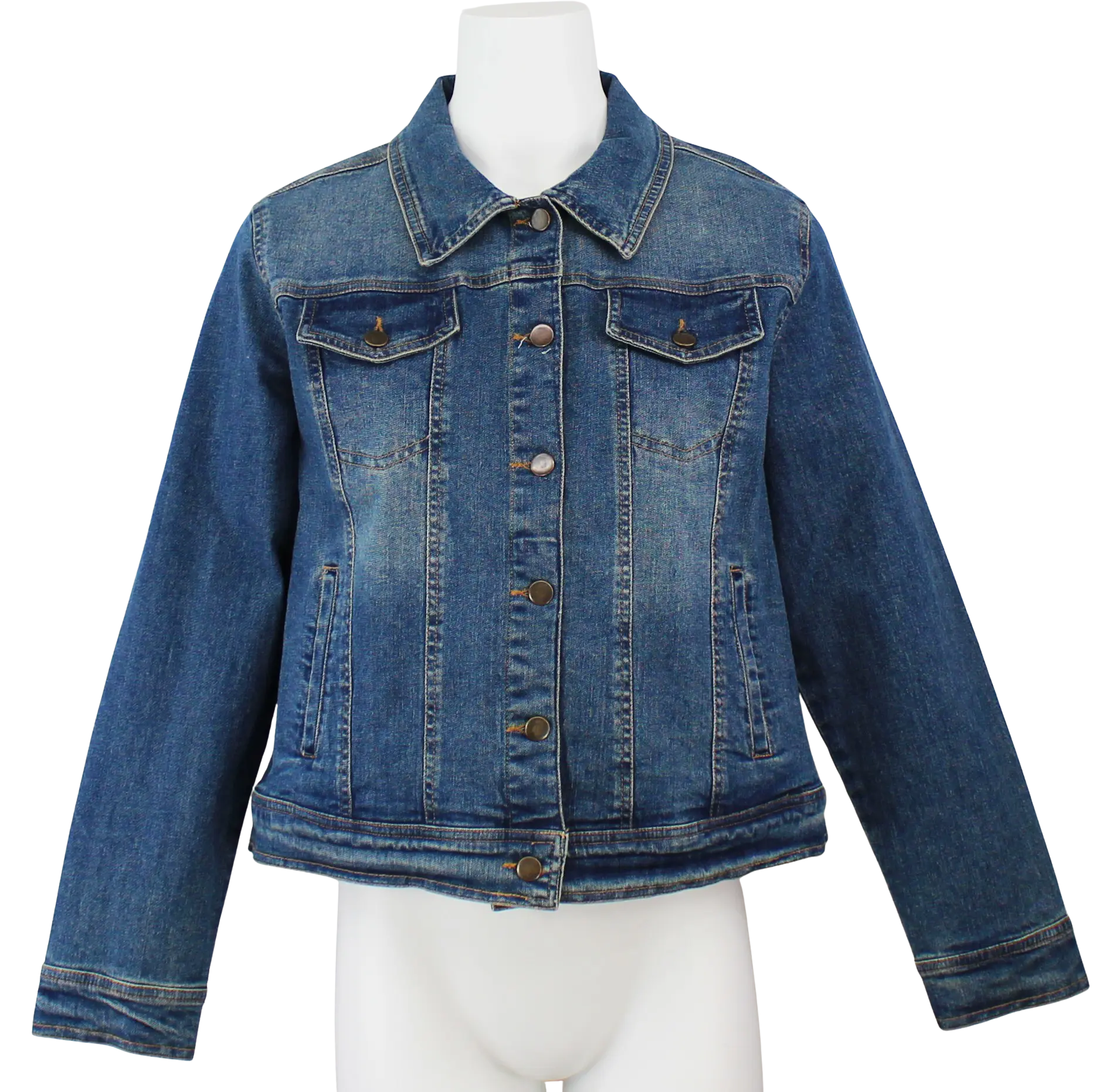 Keren Hart Denim Jacket – Washed Black Stretch Denim for Everyday Style  DENIM-XL  KEREN HART