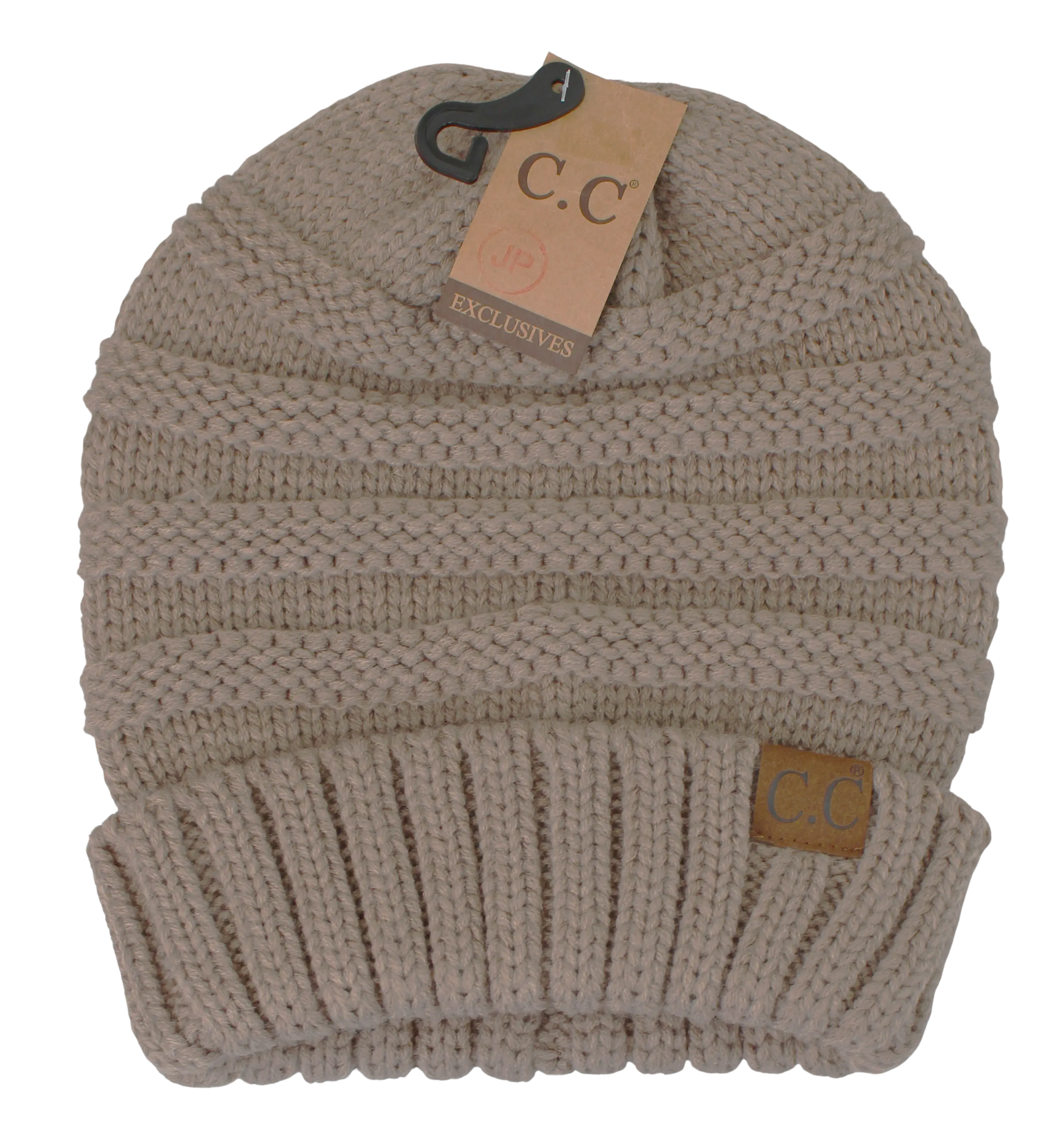C.C. Slouchy Beanie – Cozy Knit Winter Hat for Effortless Style    CHEVEUX CORP.