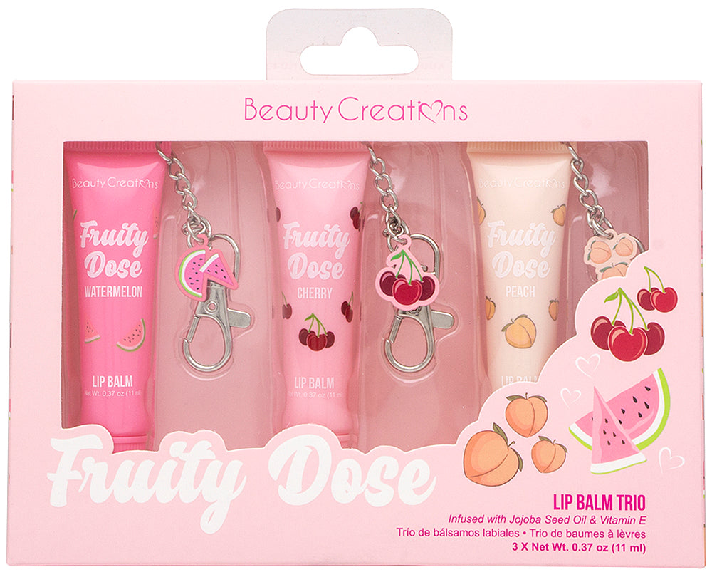 Joia Beauty Creations Fruity Dose Lip Balm Trio – Sweet Hydration On-the-Go    JOIA TRADING CO.