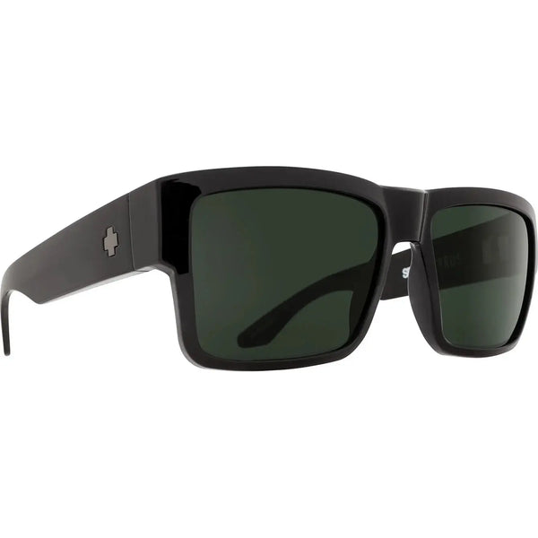 SPY+ Cyrus Sunglasses – Square Frame with Enhanced Color & Contrast  BLACK  SPY OPTIC USA
