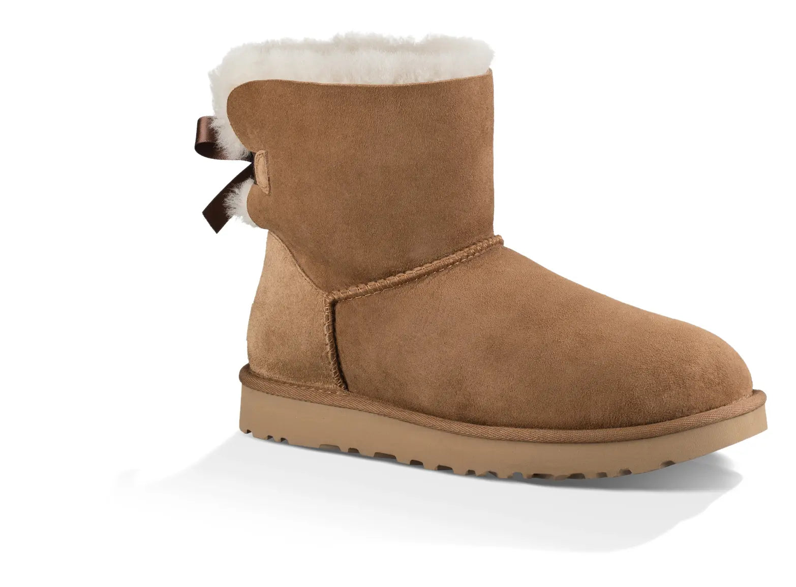 Women’s UGG Mini Bailey Bow II – Cozy Sheepskin Boot with a Feminine Touch    UGG