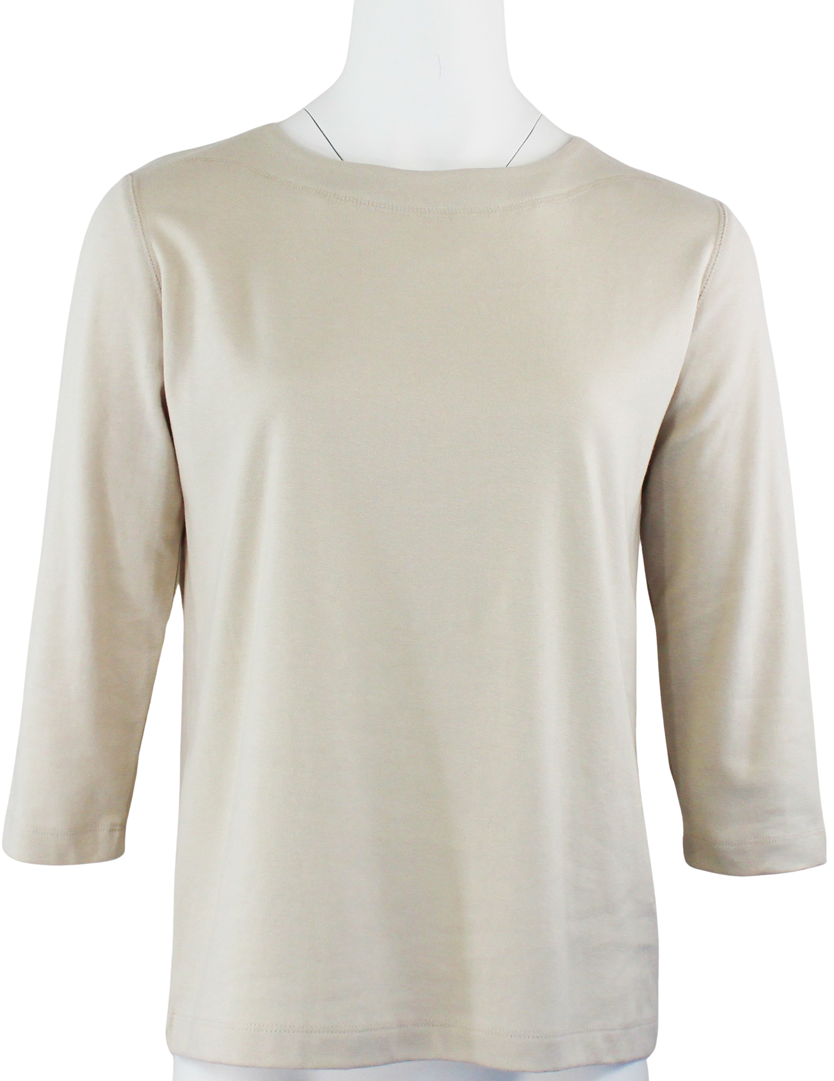 L. Hamrick 3/4 Boatneck Top – Effortless Elegance for Everyday Wear    L HAMRICK