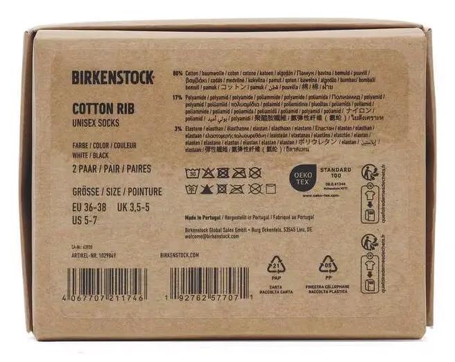 Birkenstock Cotton Ribbed Socks Multi Pack – Soft, Supportive, and Stylish    BIRKENSTOCK