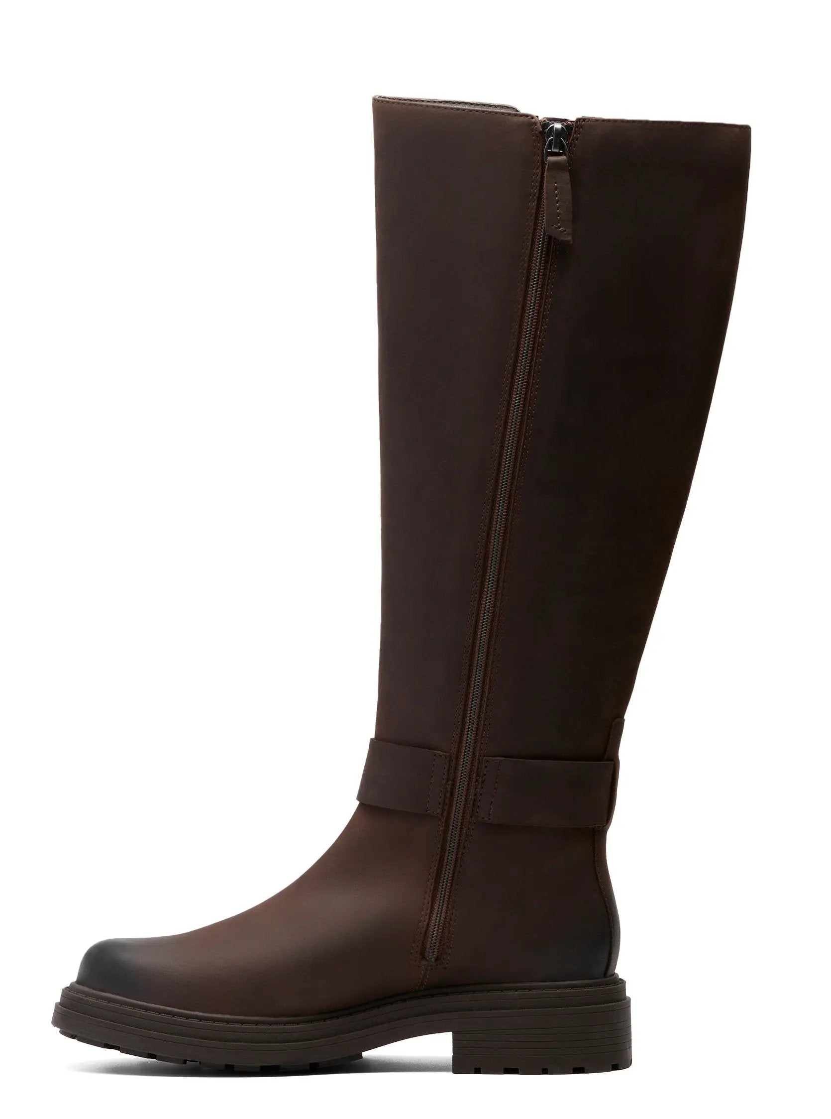 Clarks Orinoco3 Tall – Women’s Knee-High Leather Boots with Contour Cushion Comfort    CLARKS