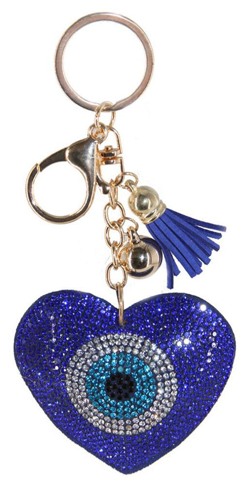 Joia Badazzled Keychains – Rhinestone Tassel Key Chain Accessory    JOIA TRADING CO.
