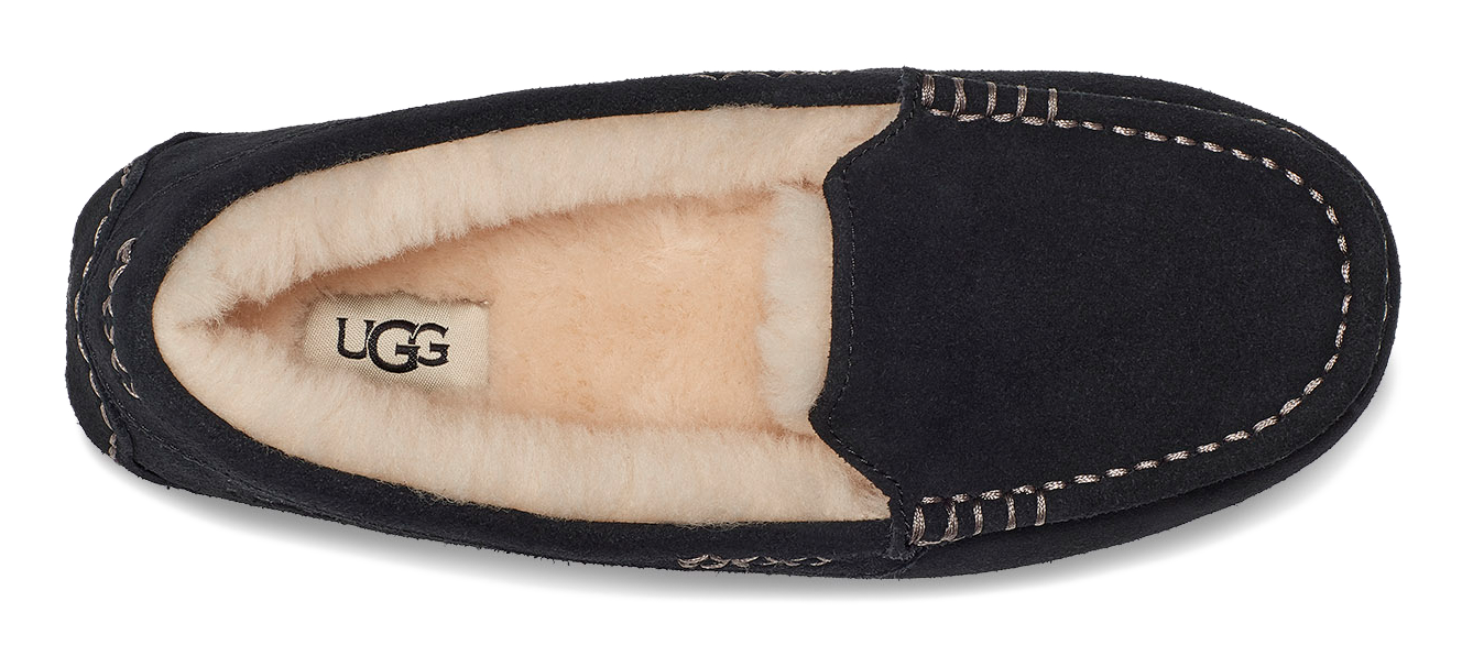 Women's UGG Ansley – Classic Suede Moccasin with Wool Lining    UGG