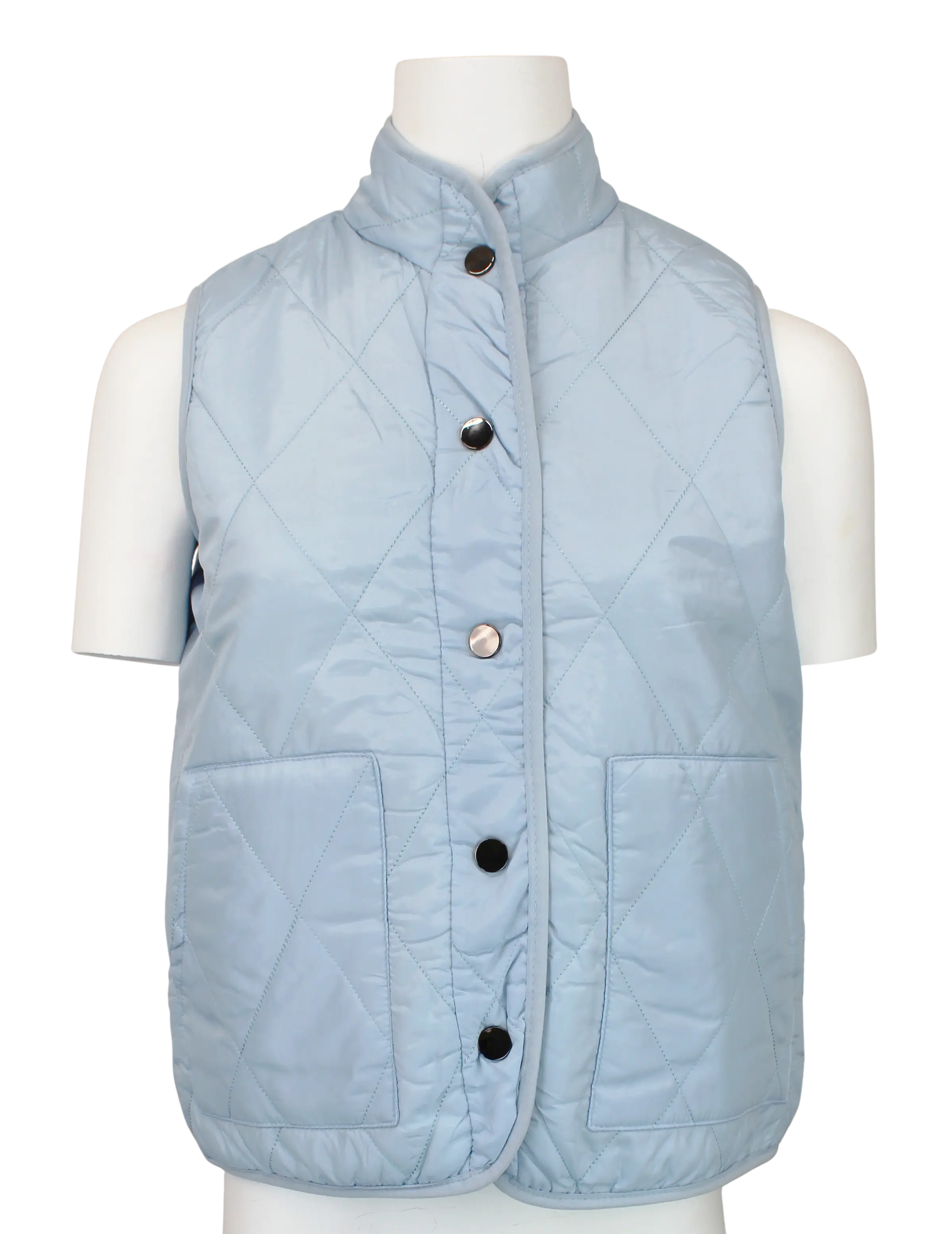 Keren Hart Winter Chill Vest – Lightweight Quilted Layering Piece  ICE BLUE / XL  KEREN HART