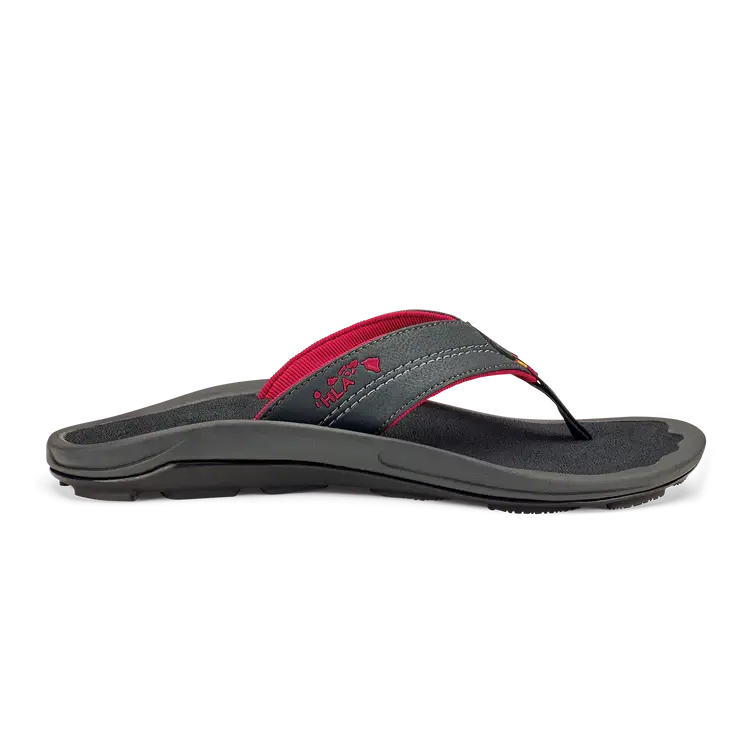 Men's OluKai Kīpī Sandals – Built for Land & Sea Adventures  DARK SHADOW/DARK SHADOW / 13  OLUKAI