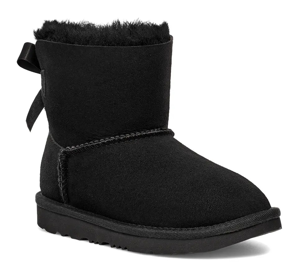 UGG Kids' Mini Bailey Bow II – Cozy, Cute & Play-Ready  BLACK-13  UGG