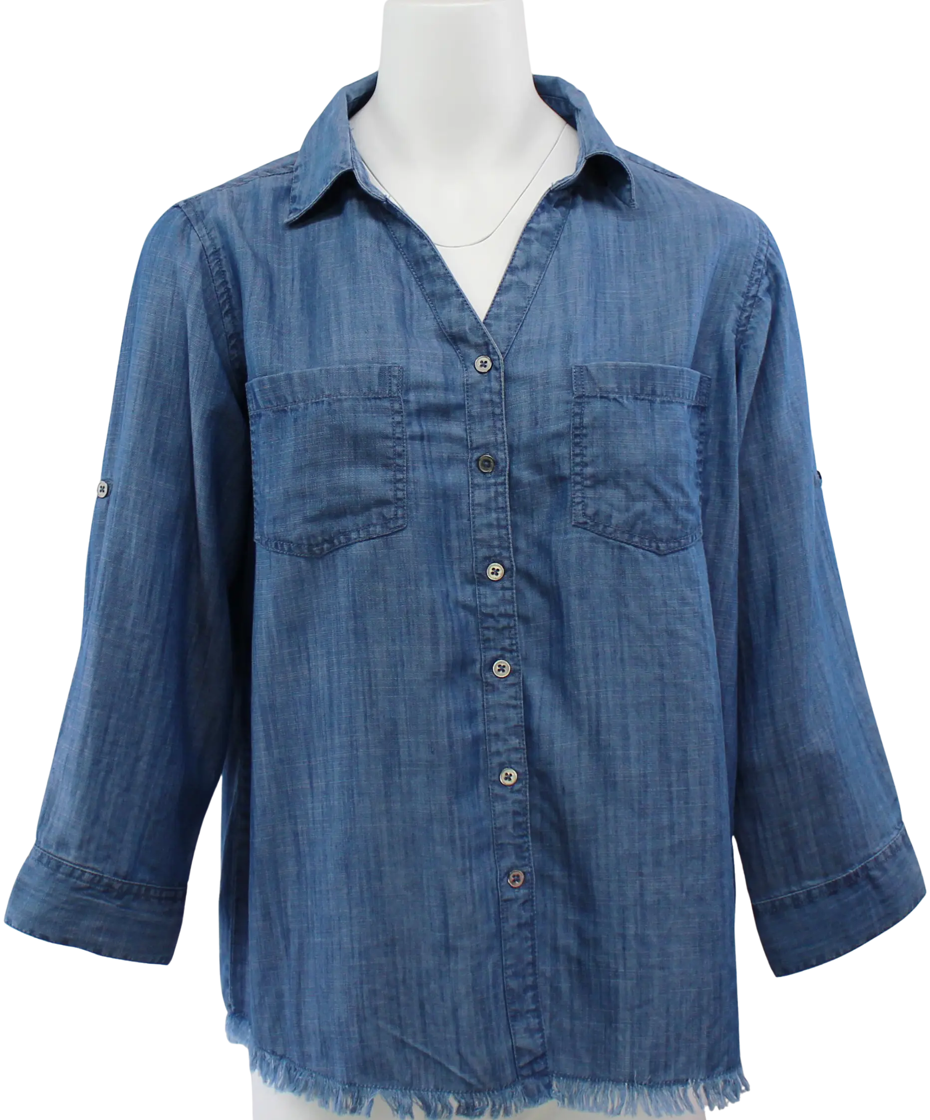 Keren Hart Ivy Denim Top – Lightweight, Stylish & Eco-Friendly  BLUE-XL  KEREN HART