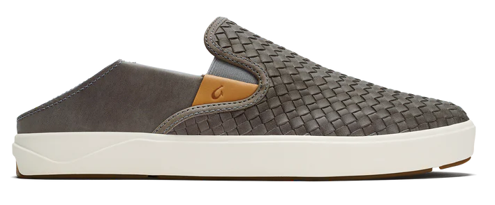 Men's OluKai Lae‘ahi Lauhala – Hand-Woven Leather Slip-On    OLUKAI
