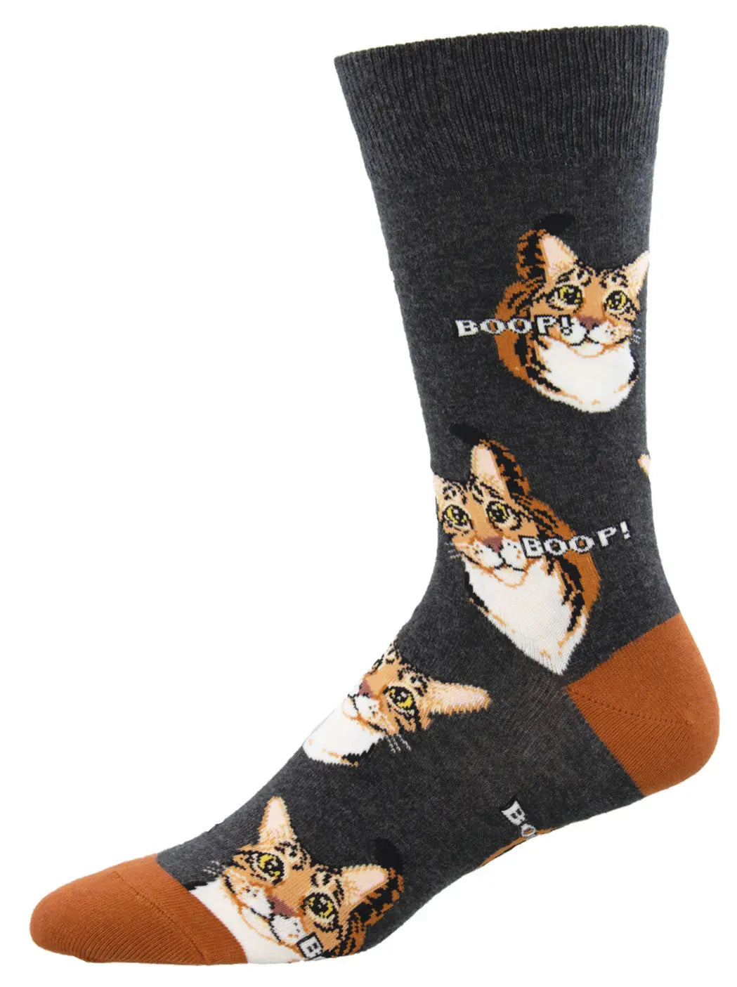 Men's Socksmith Boop Socks – Playful Cat Design Socks    SOCK SMITH