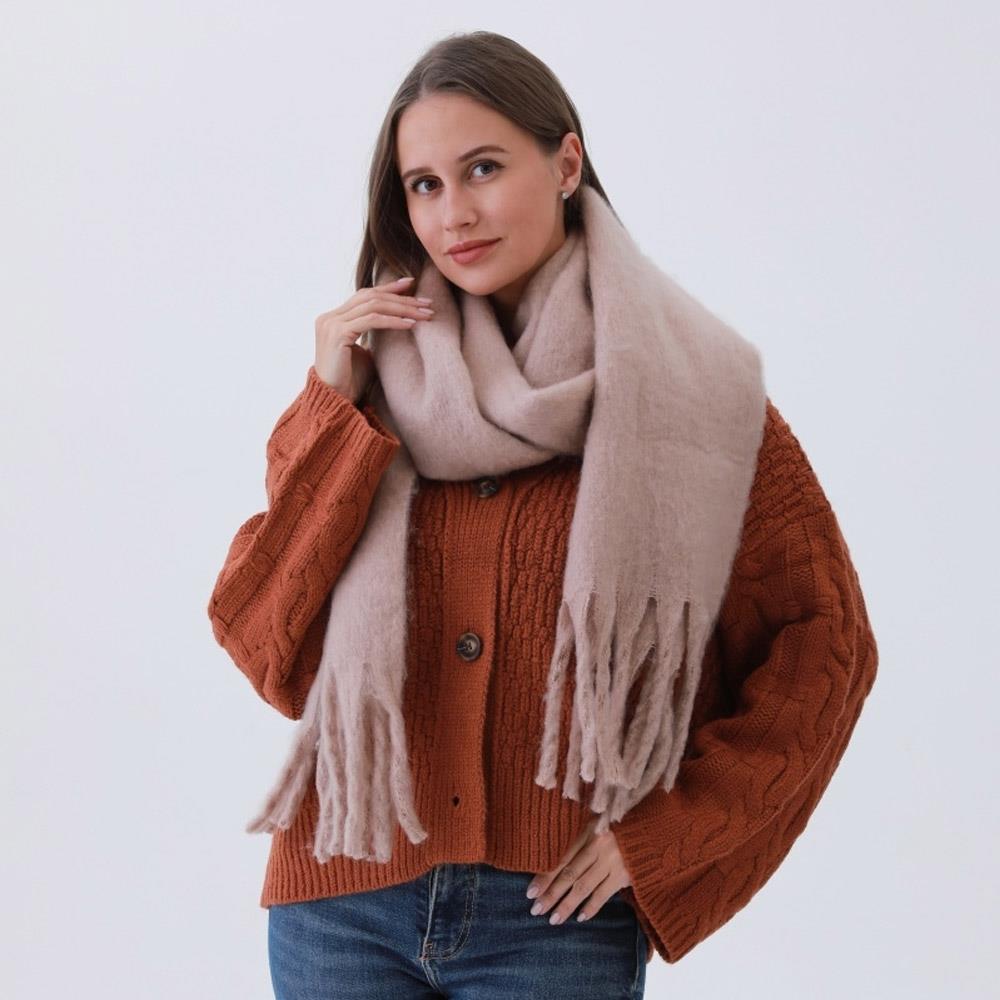 Joia Café Cozy Knit Scarf – Soft Everyday Layering Essential    JOIA TRADING CO.