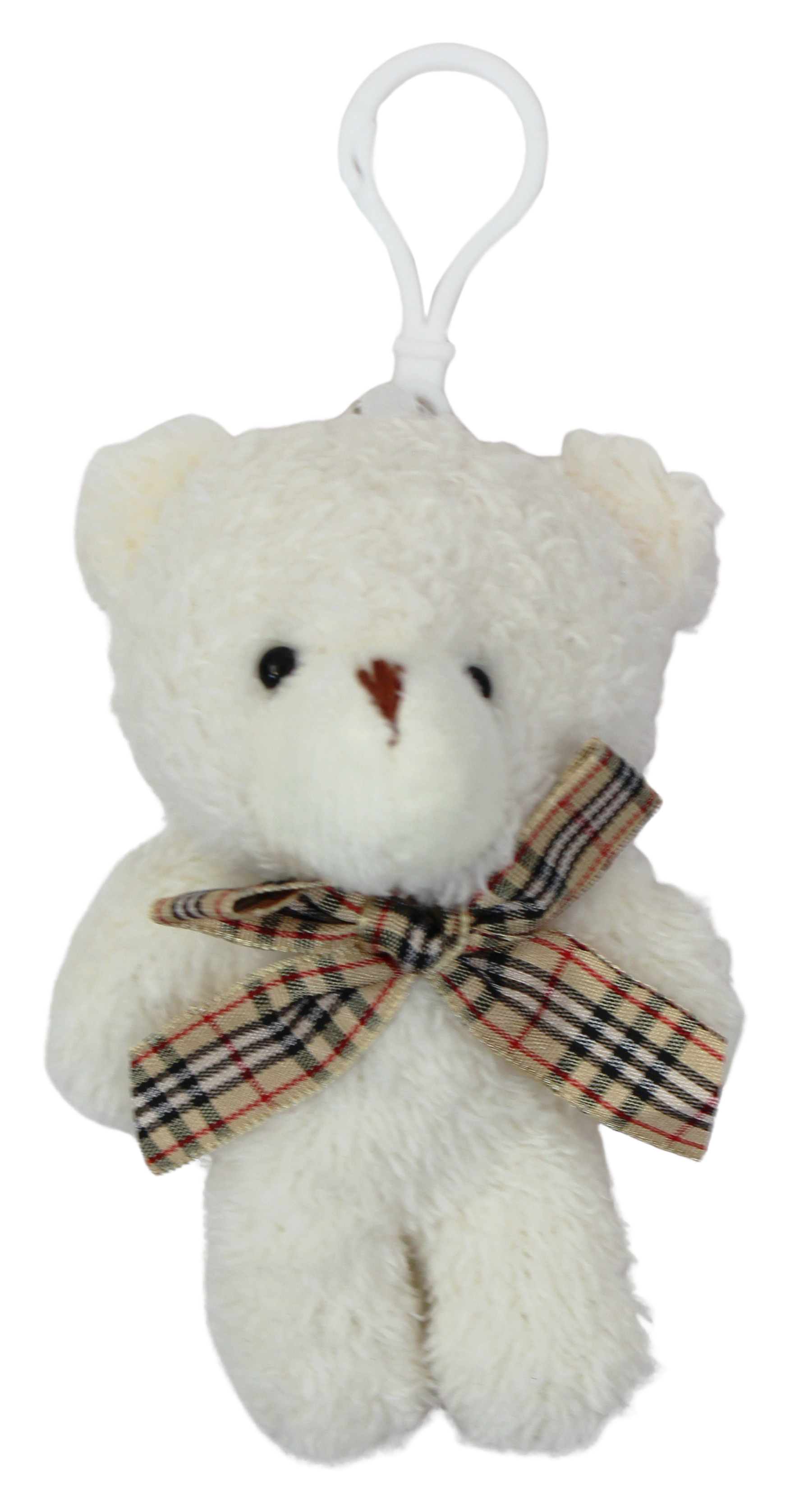 Joia Teddy Bear Keychain – Cute Plush Bag Charm  CREAM  JOIA TRADING CO.