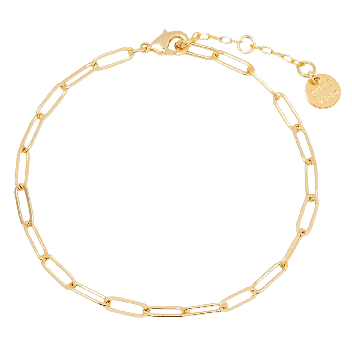 Pura Vida Harper Paperclip Chain Bracelet – Add Your Favorite Charms    PURA VIDA BRACELETS