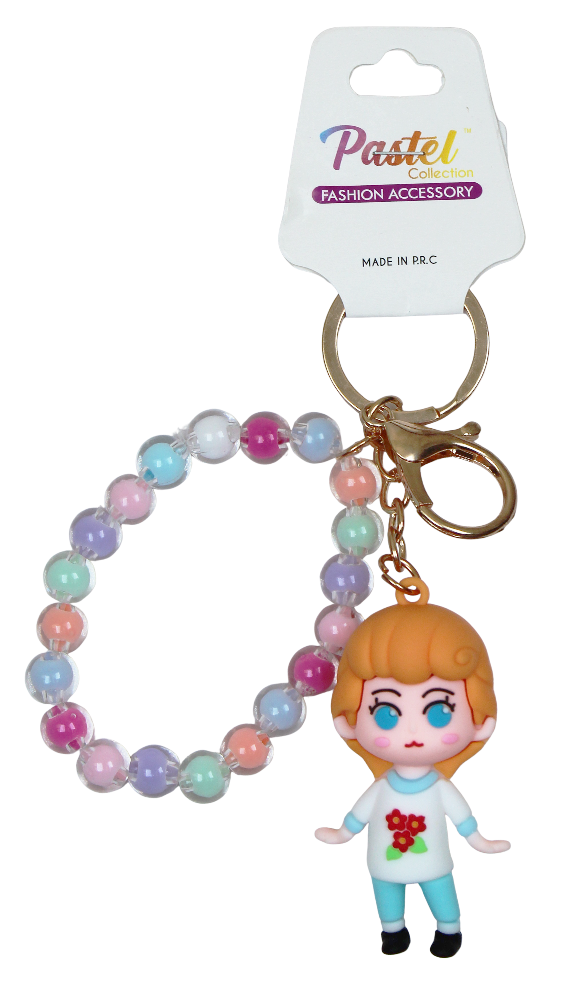 Joia Disney Princess Keychain – Beaded Charm Key Ring    JOIA TRADING CO.