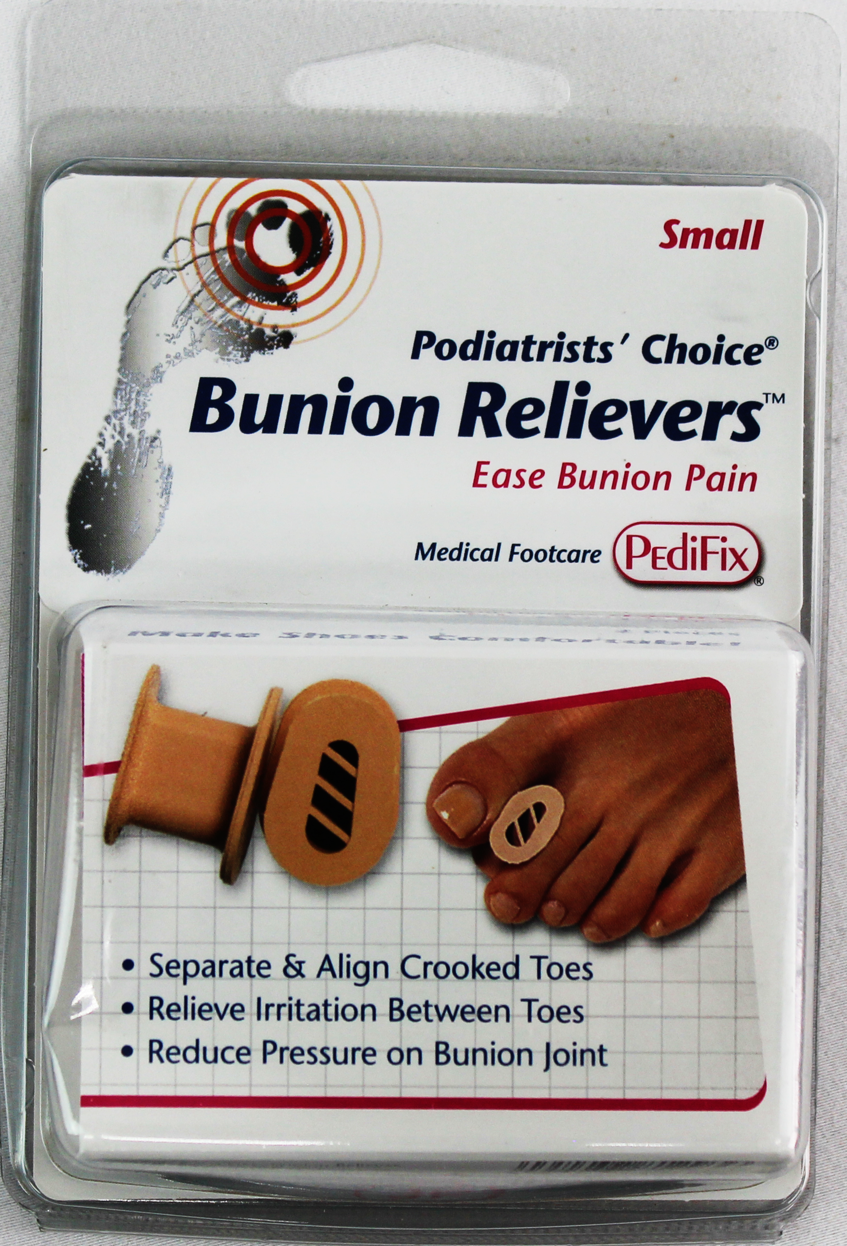 PediFix Podiatrists' Choice Bunion Relievers – Align & Soothe Toes    PEDIFIX