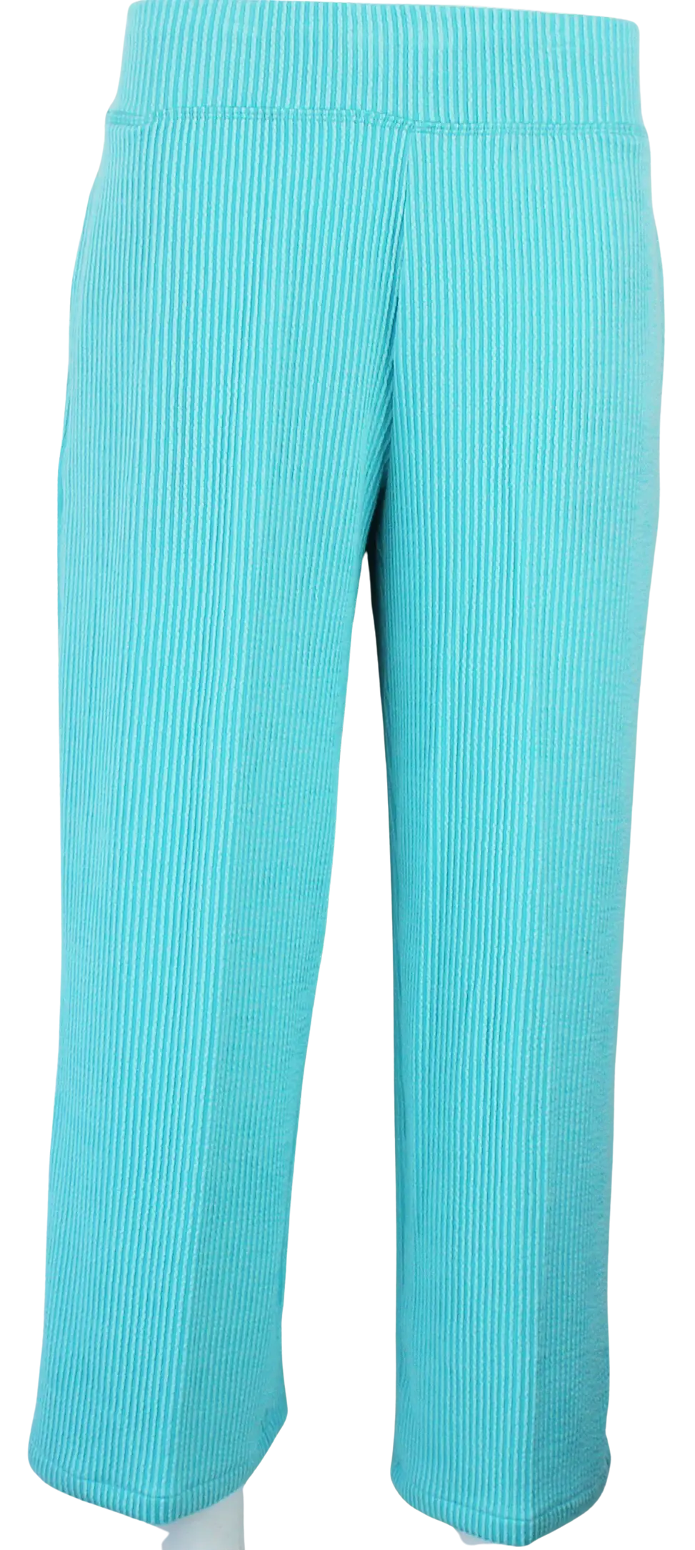L. Hamrick Teagan Nov Solid Crop Pants – Casual Style with All-Day Stretch  GLACIER-LAKE-XL  L HAMRICK