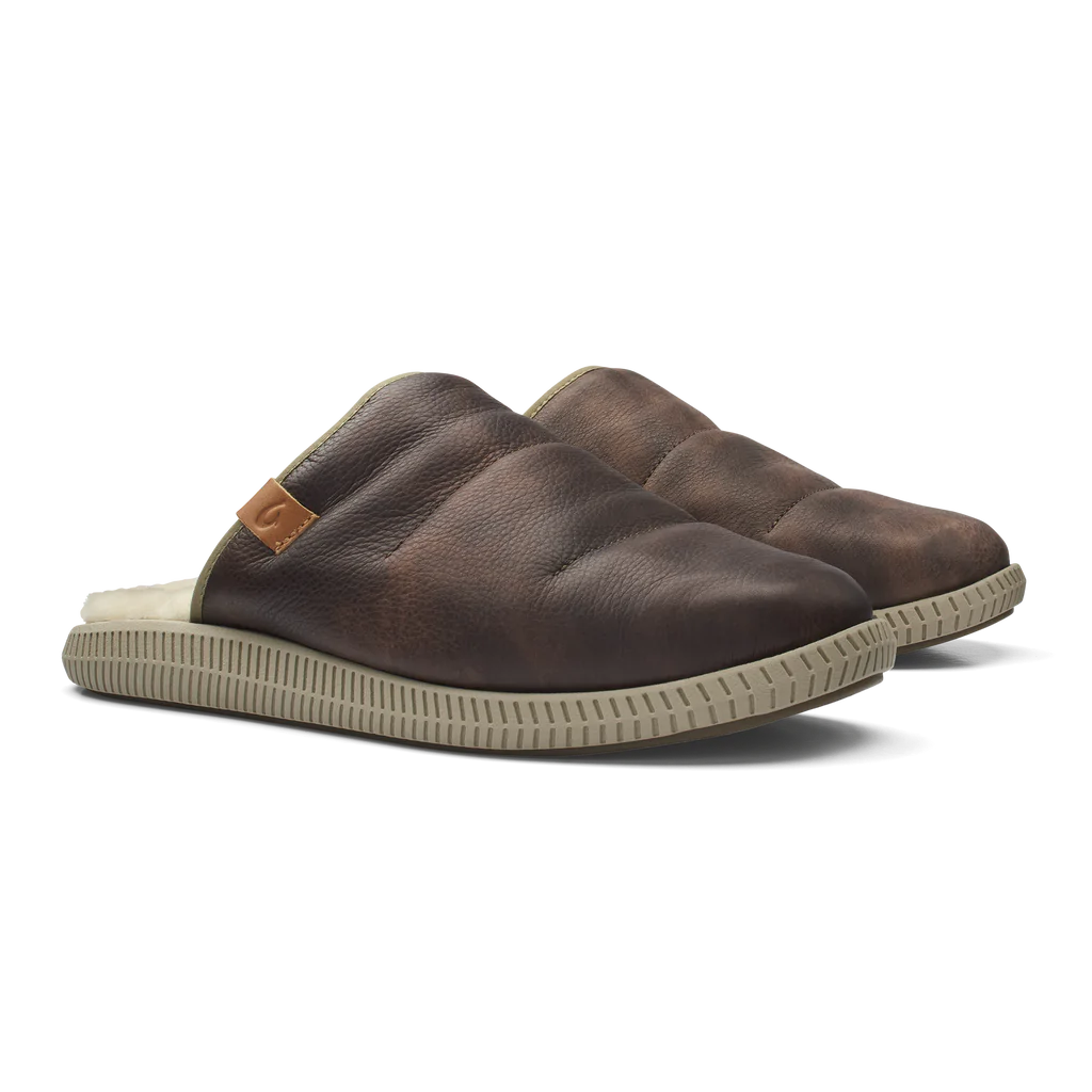 Men’s Olukai Mua 'Ili Slipper – Buttery Leather & Sneaker-Level Support    OLUKAI