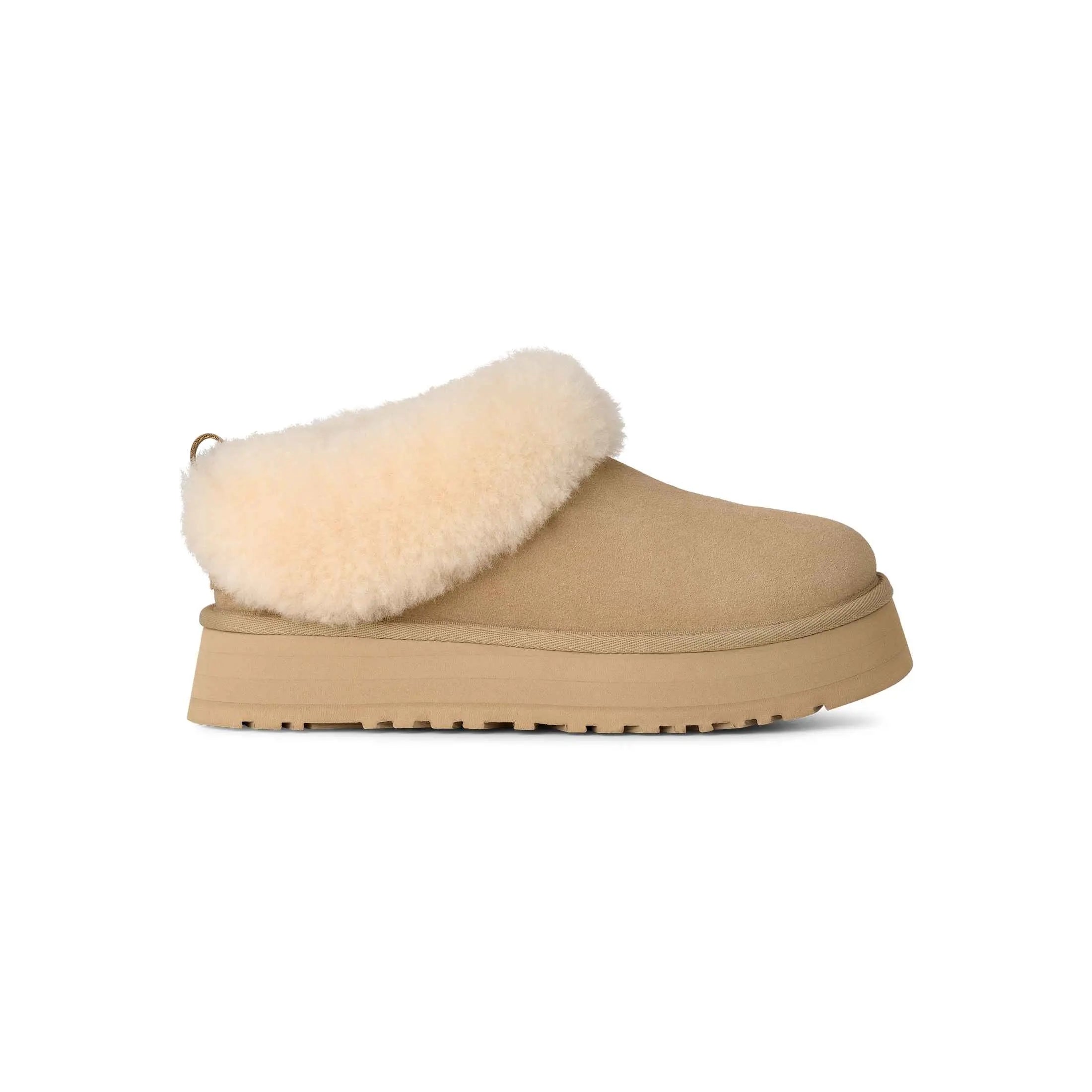 Women’s UGG Tazzette – Cozy Sheepskin Indoor-Outdoor Platform Slipper    UGG