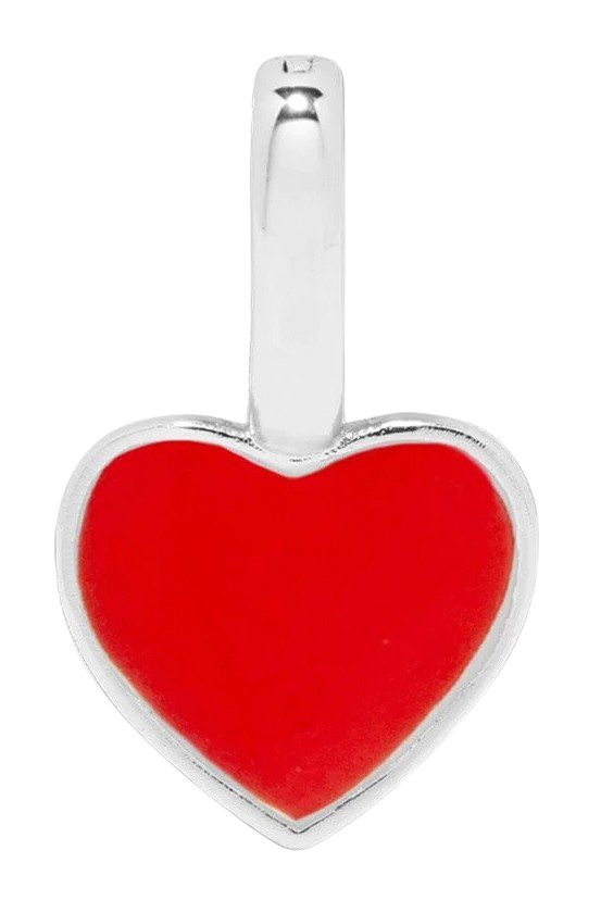 Pura Vida Harper Enamel Heart Charm – Customizable Heart Jewelry    PURA VIDA BRACELETS