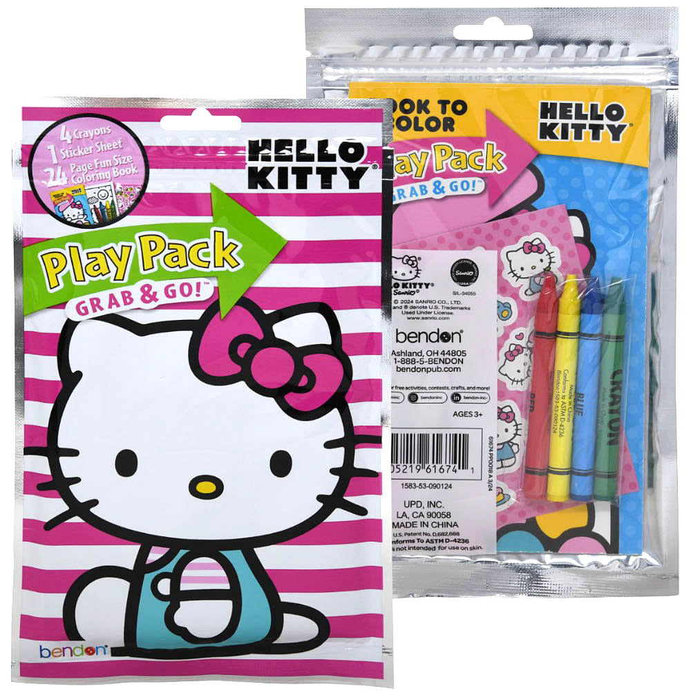 Joia Hello Kitty Play Pack – Grab & Go Coloring Set    JOIA TRADING CO.