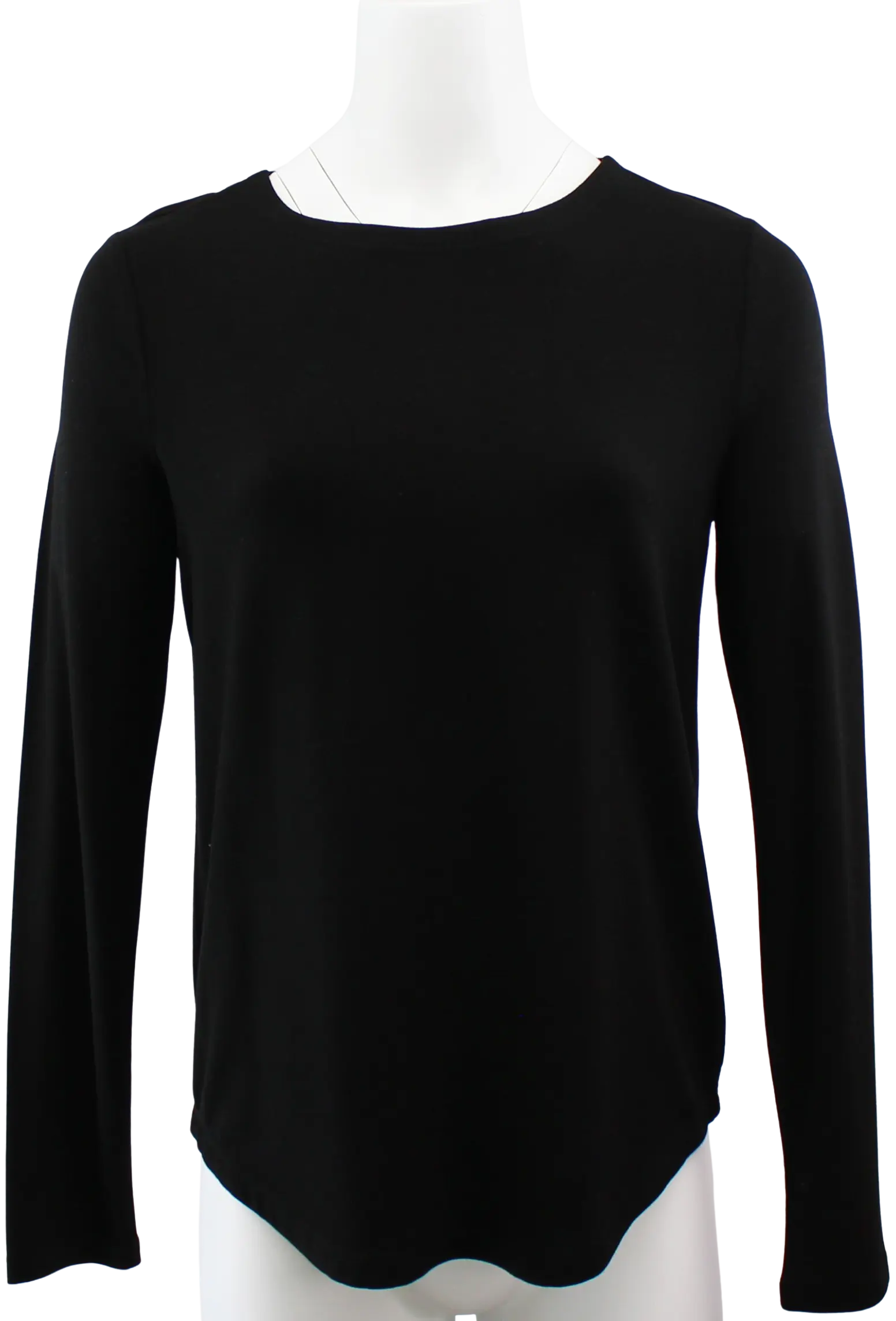 Keren Hart Basic Long Sleeve – Soft, Stretchy & Essential Everyday Tee  BLACK-XL  KEREN HART