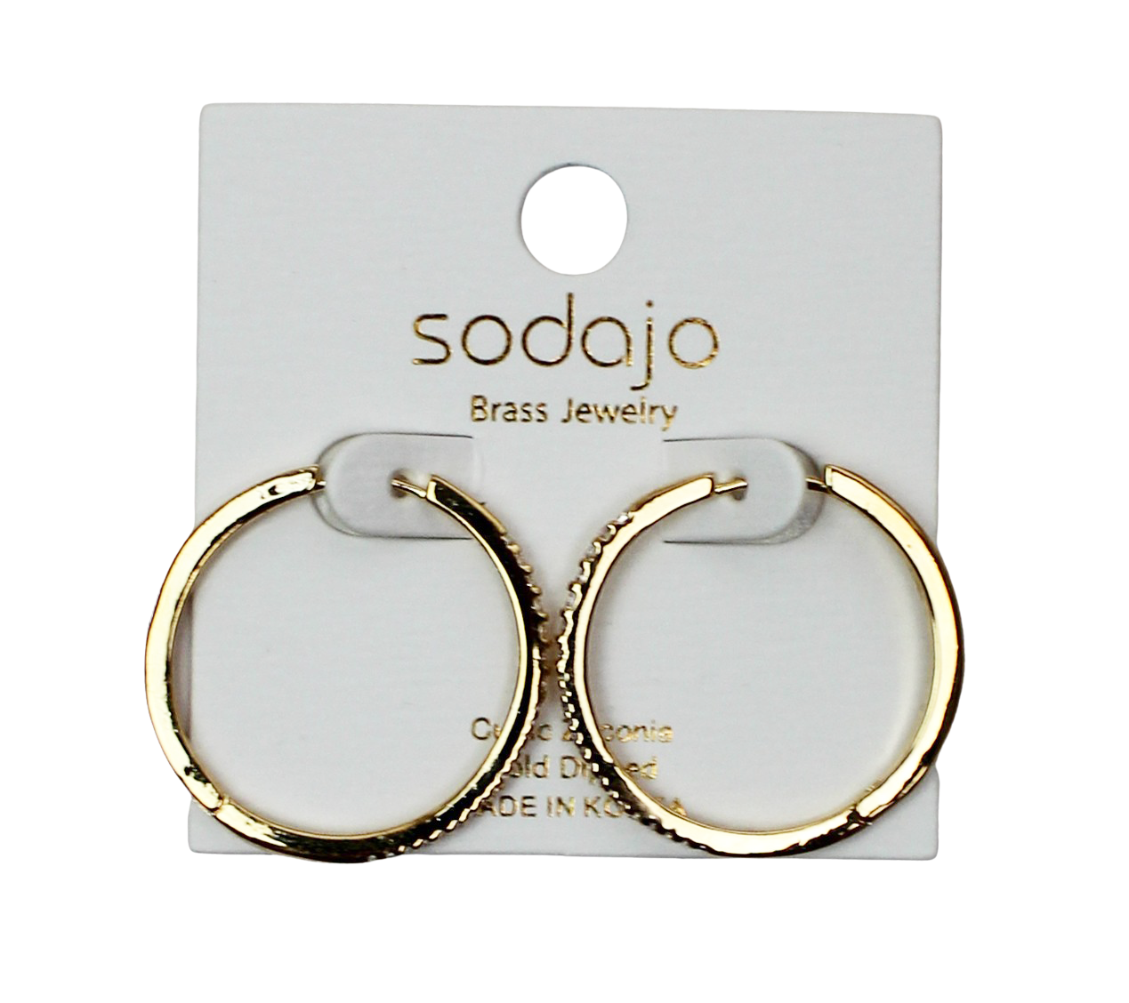 Joia Starlight Shine Hoop Earrings – Classic Textured Hoops    JOIA TRADING CO.