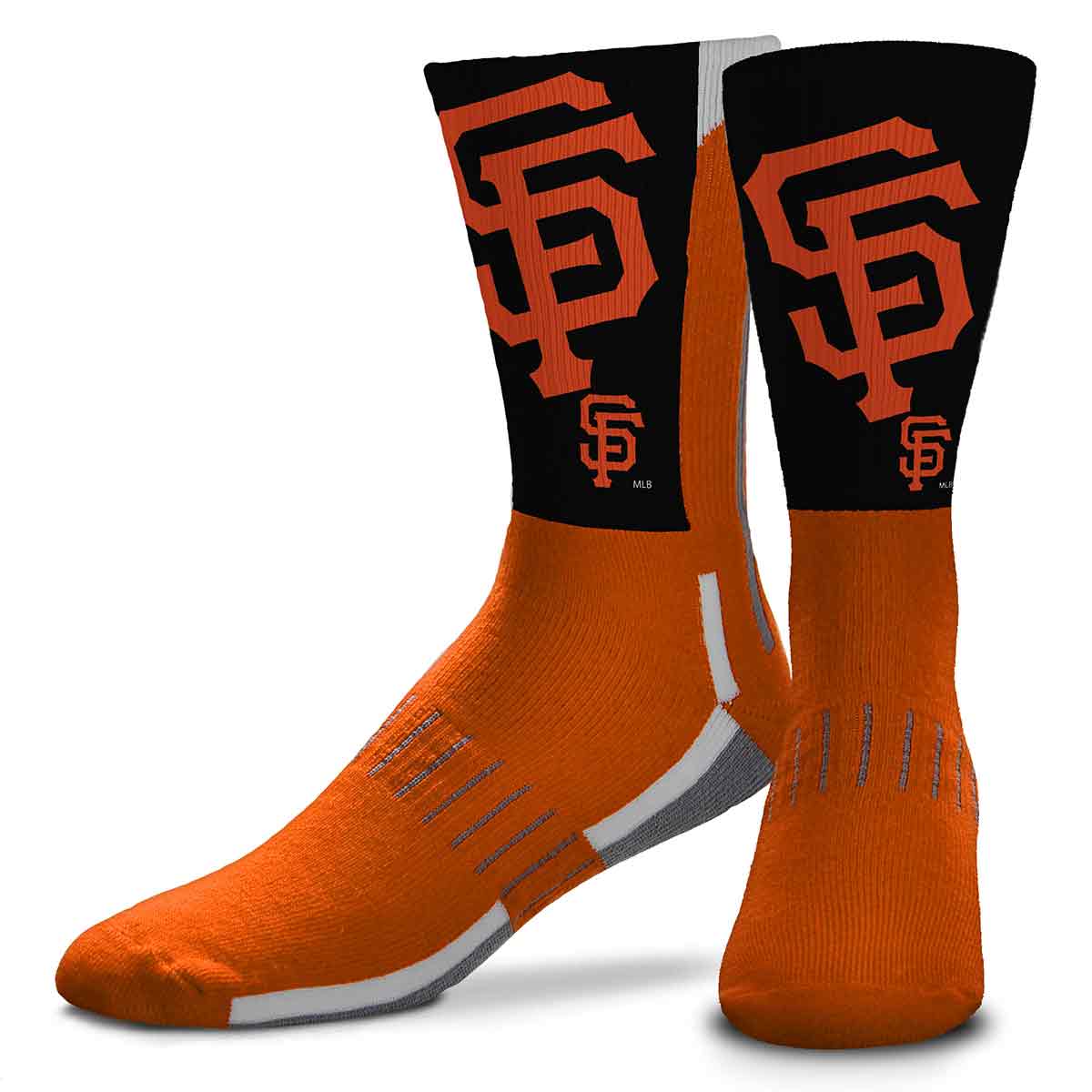 FBF Originals MLB Phenom Curve Zoom II Socks – Design for Game-Day Spirit  SAN FRANCISCO GIANTS / LARGE  FBF ORIGINALS