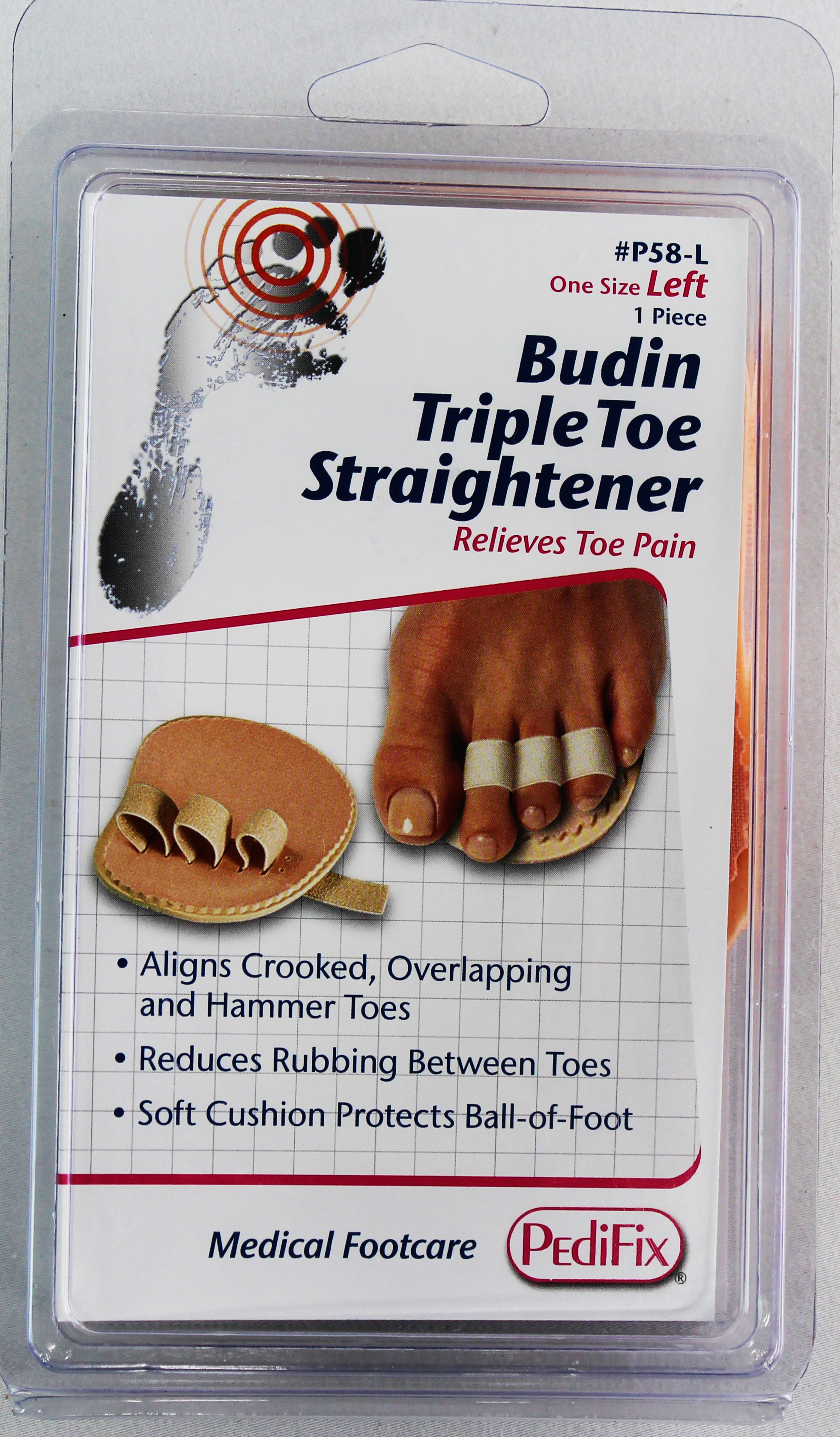 PediFix Triple Toe Straightener – Align & Support Three Crooked Toes    PEDIFIX