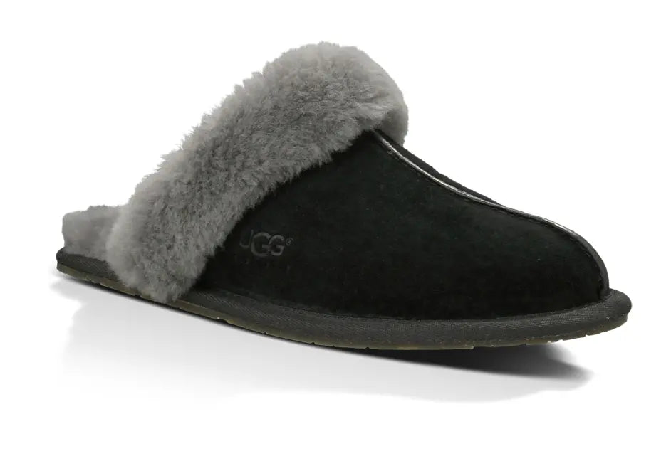 Women’s UGG Scuffette II – The Ultimate Cozy House Slipper  BLACK-GREY-11  UGG