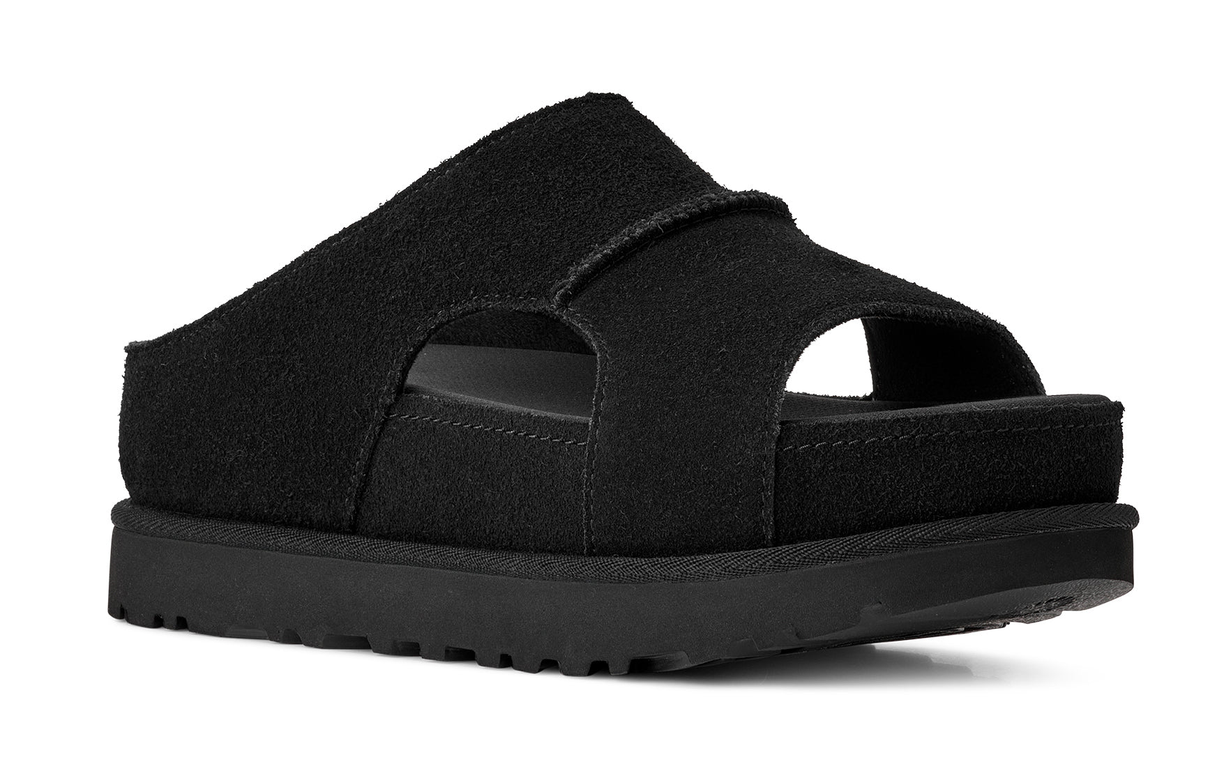 Women's UGG Goldenstar Hi Cutout Slide – Suede Slip-On Sandals