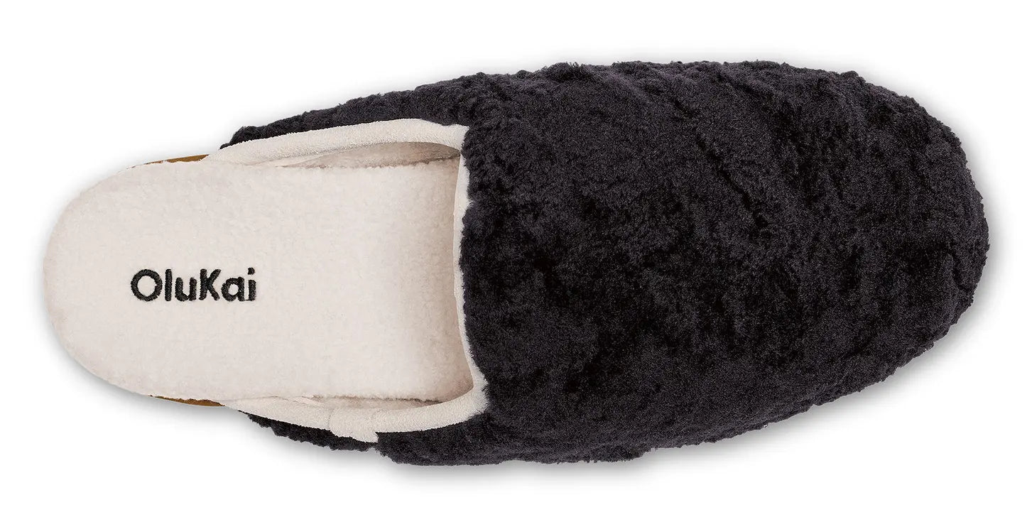Women's Olukai Hale Mule – Genuine Shearling Slip-On Comfort    OLUKAI