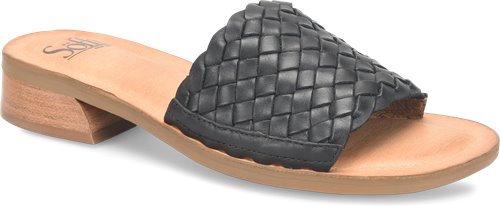 Women's Sofft Ardee Sandal – Woven Leather Summer Slide    SOFFT