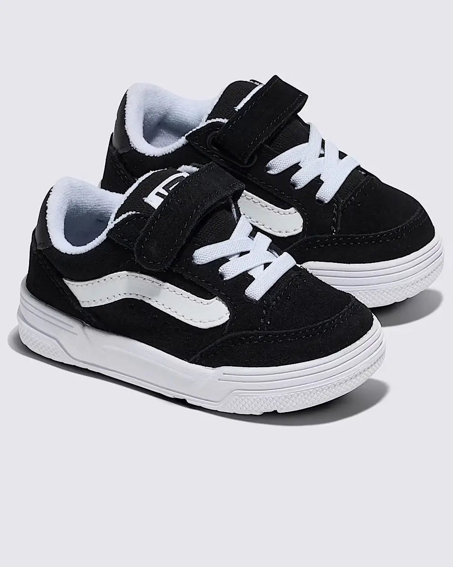 Toddler's Vans Hylane V – Retro-Style Comfort for Little Feet  BLACK-WHITE-10  VANS
