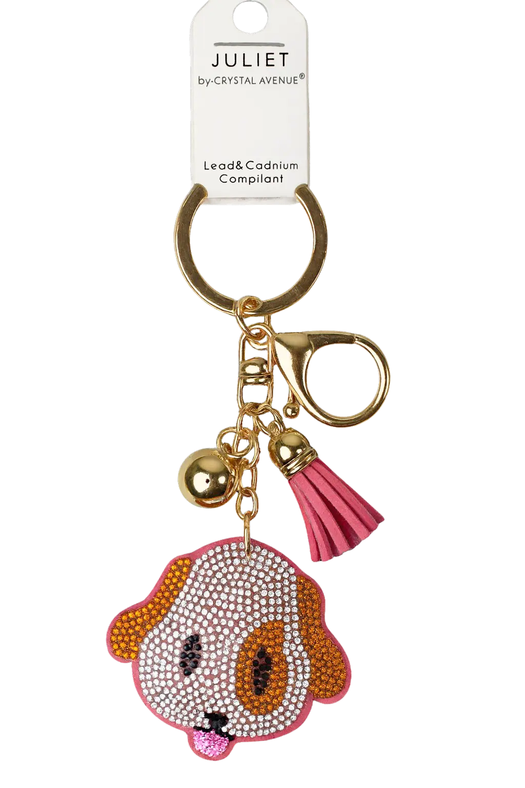 Joia Accessories Shimmer Doodle Dog Keychain – Sparkly Pet Lover Gift    JOIA TRADING CO.