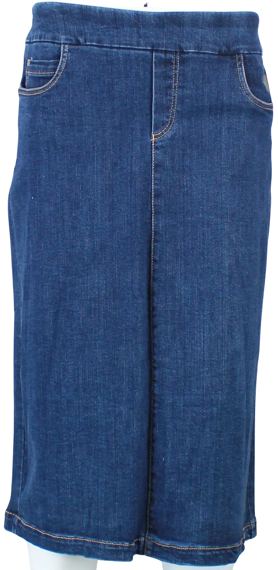L Hamrick Denim N Daisy Skirt – Classic, Stretchy & Effortlessly Stylish  DENIM-14  L HAMRICK